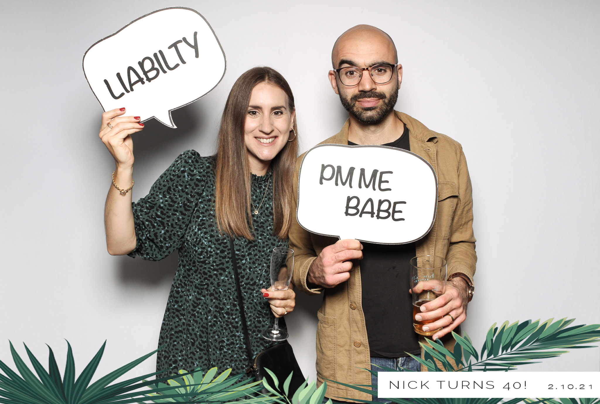 Nick Turns 40! -Classic Open Booth | View more photos from the event at gallery.freshbooths.com/u/FreshBooths/Nick-Turns-40-Classic-Open-Booth