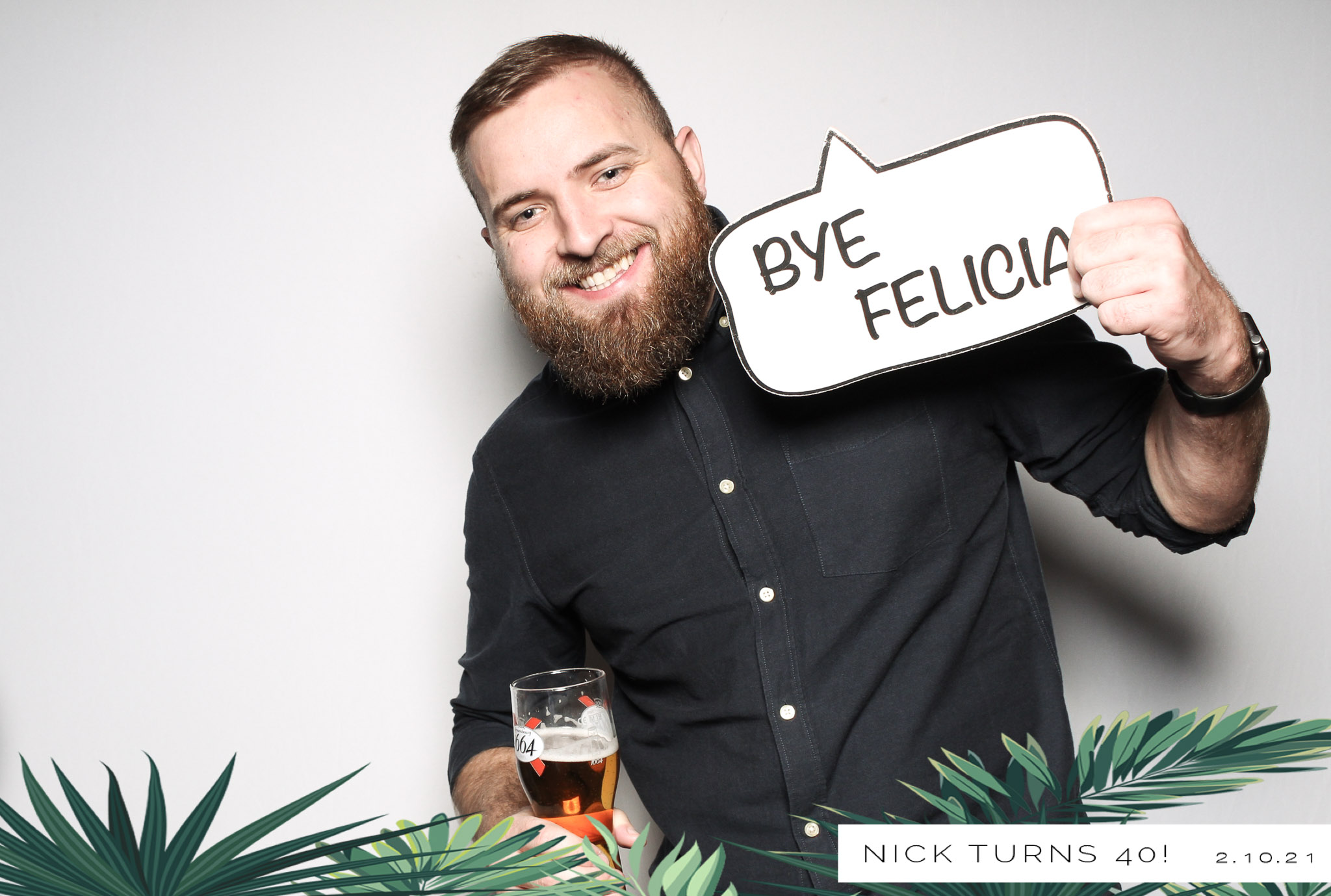 Nick Turns 40! -Classic Open Booth | View more photos from the event at gallery.freshbooths.com/u/FreshBooths/Nick-Turns-40-Classic-Open-Booth