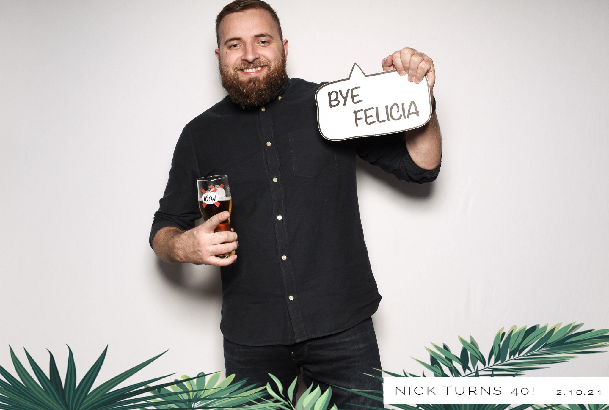 Nick Turns 40! -Classic Open Booth | View more photos from the event at gallery.freshbooths.com/u/FreshBooths/Nick-Turns-40-Classic-Open-Booth