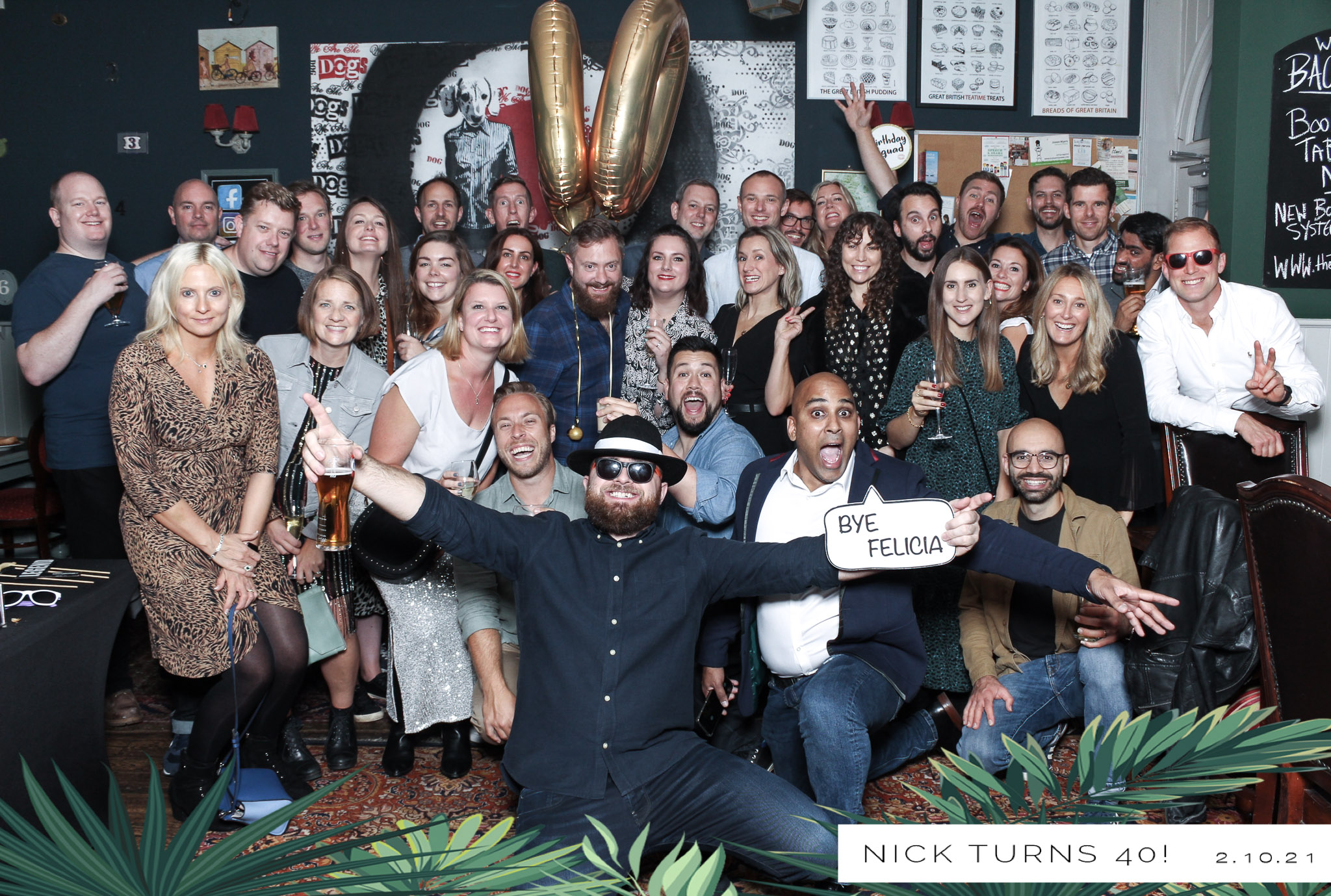 Nick Turns 40! -Classic Open Booth | View more photos from the event at gallery.freshbooths.com/u/FreshBooths/Nick-Turns-40-Classic-Open-Booth