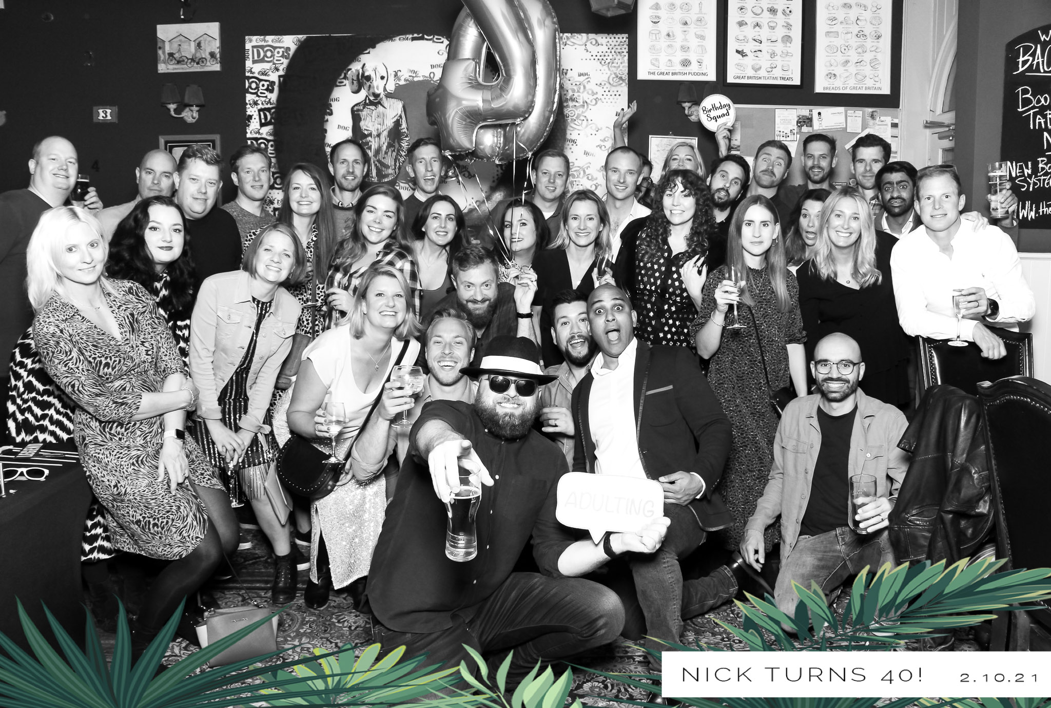 Nick Turns 40! -Classic Open Booth | View more photos from the event at gallery.freshbooths.com/u/FreshBooths/Nick-Turns-40-Classic-Open-Booth