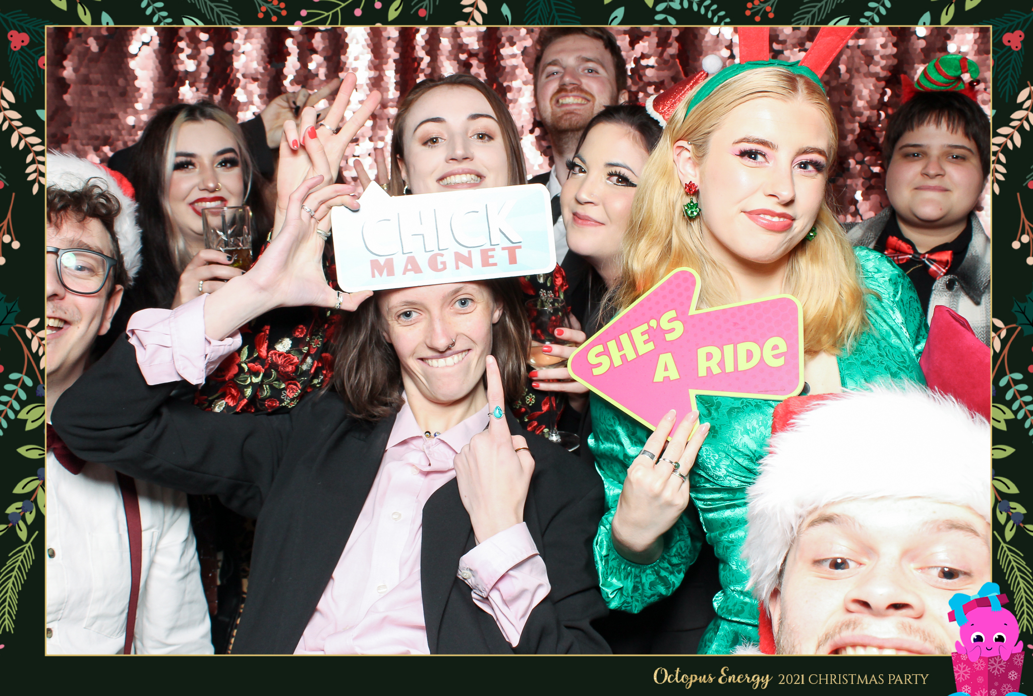 Octopus Energy Christmas Party 2021 | View more photos from the event at gallery.freshbooths.com/u/FreshBooths/Octopus-Energy-Christmas-Party-2021