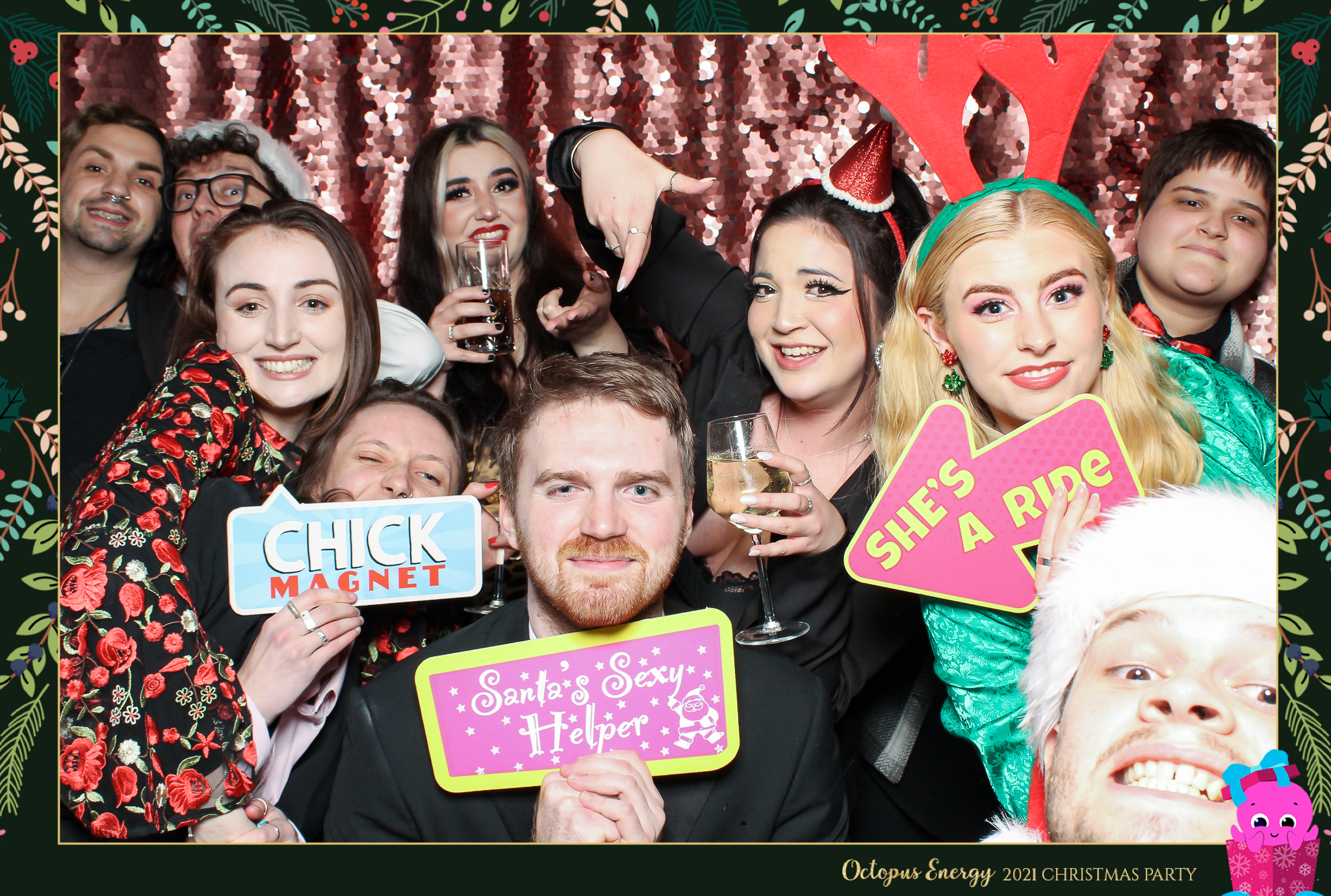 Octopus Energy Christmas Party 2021 | View more photos from the event at gallery.freshbooths.com/u/FreshBooths/Octopus-Energy-Christmas-Party-2021