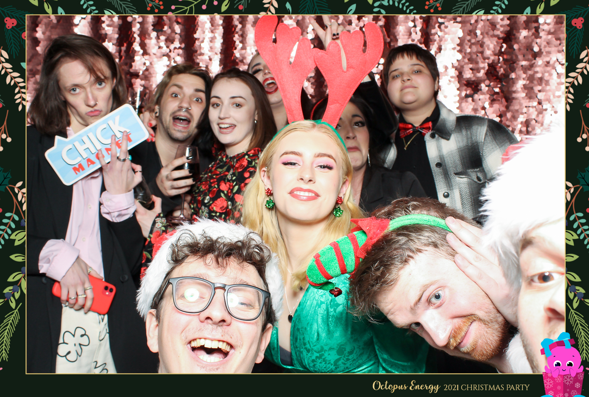 Octopus Energy Christmas Party 2021 | View more photos from the event at gallery.freshbooths.com/u/FreshBooths/Octopus-Energy-Christmas-Party-2021