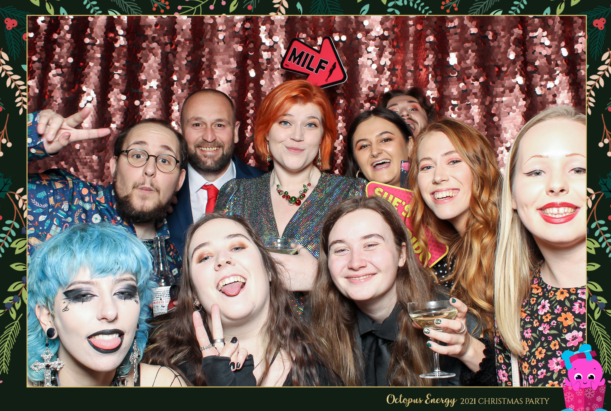 Octopus Energy Christmas Party 2021 | View more photos from the event at gallery.freshbooths.com/u/FreshBooths/Octopus-Energy-Christmas-Party-2021