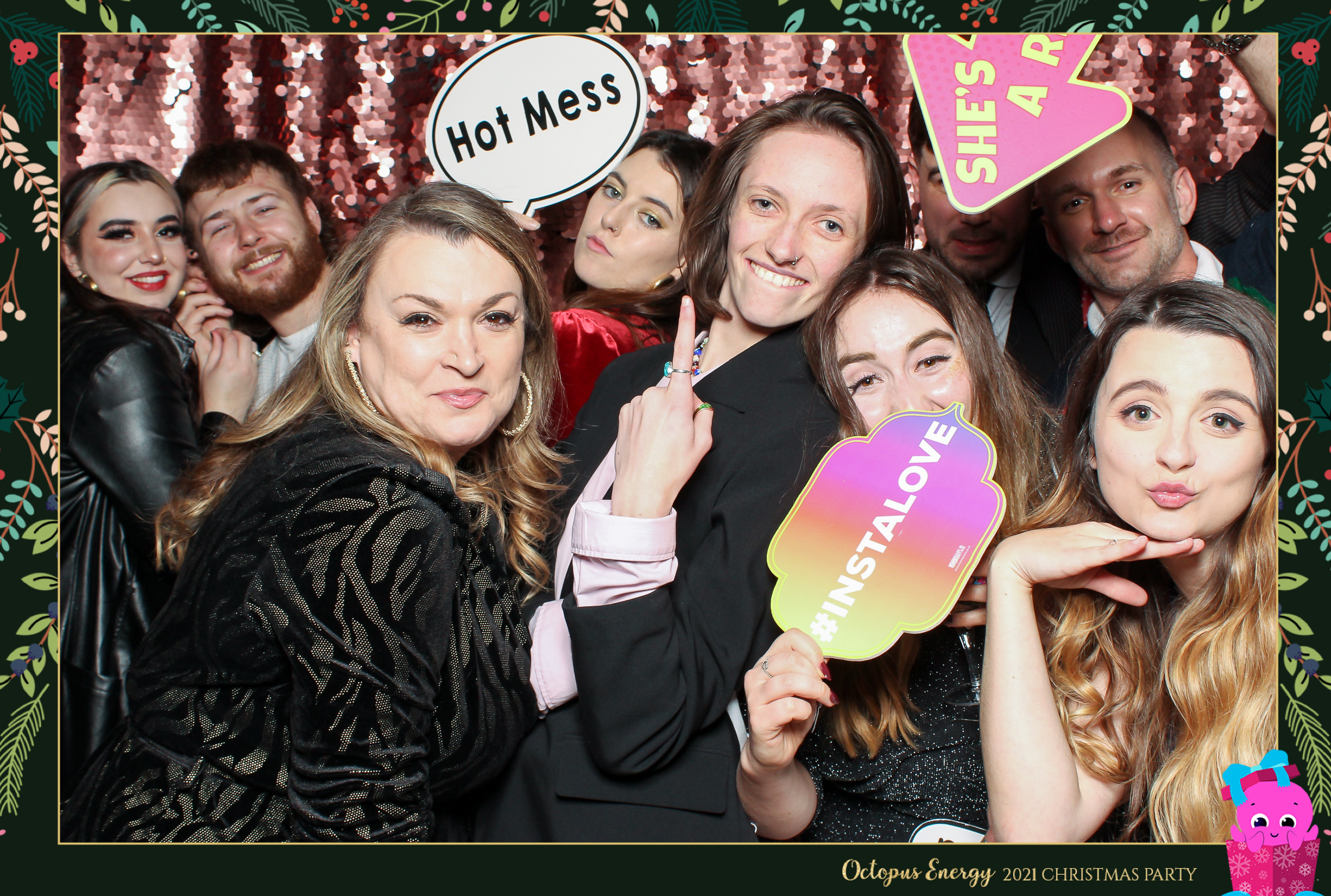 Octopus Energy Christmas Party 2021 | View more photos from the event at gallery.freshbooths.com/u/FreshBooths/Octopus-Energy-Christmas-Party-2021