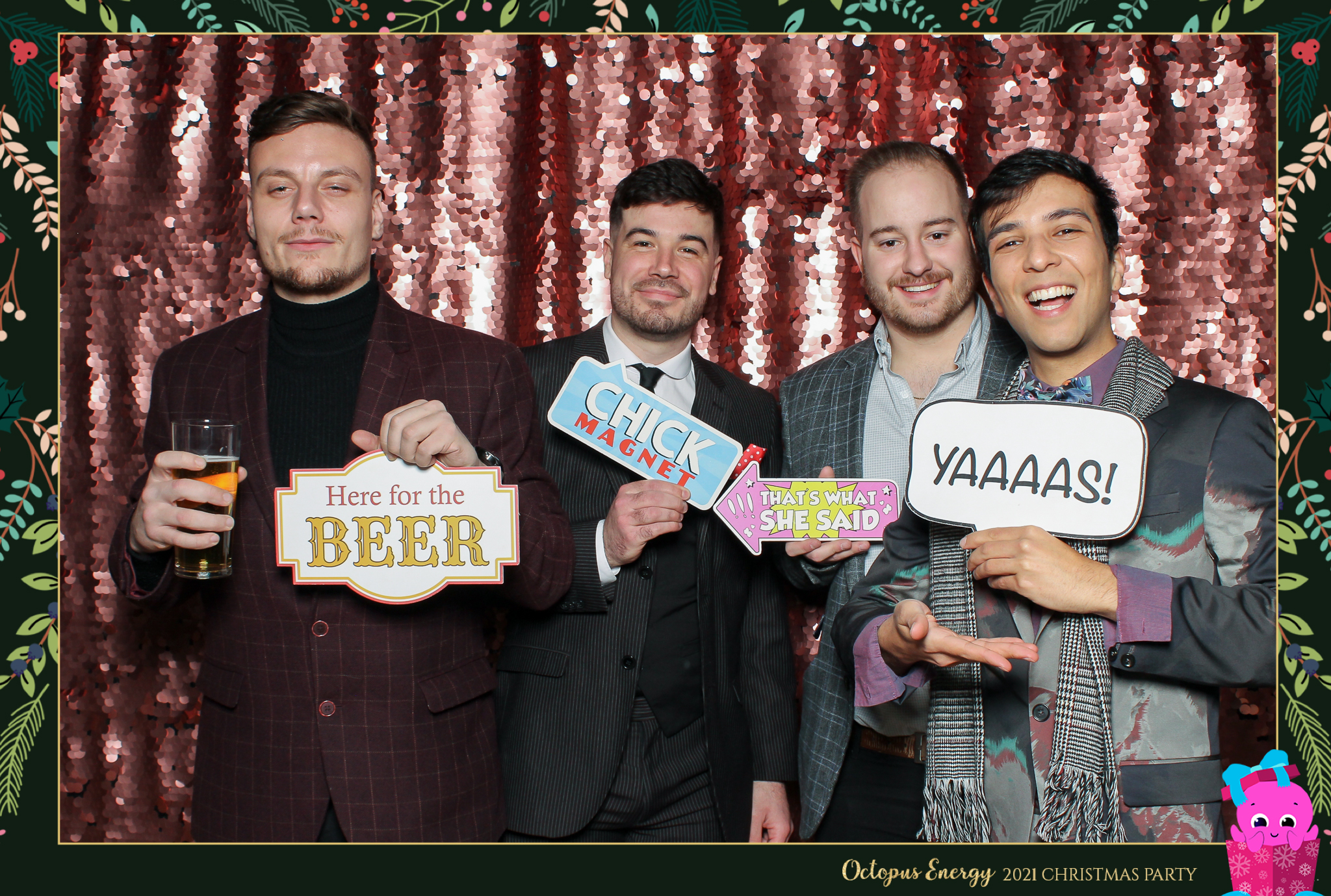 Octopus Energy Christmas Party 2021 | View more photos from the event at gallery.freshbooths.com/u/FreshBooths/Octopus-Energy-Christmas-Party-2021