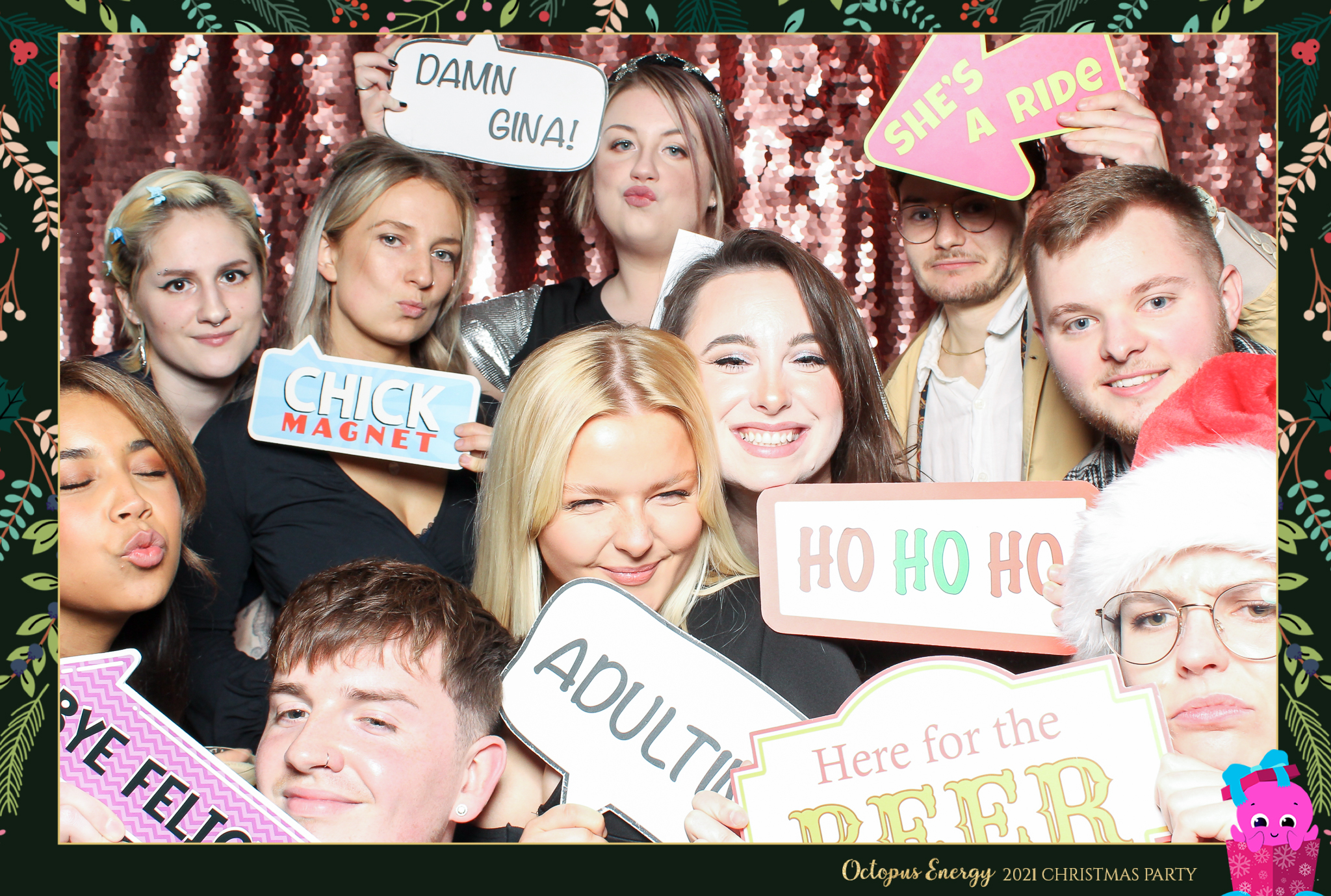 Octopus Energy Christmas Party 2021 | View more photos from the event at gallery.freshbooths.com/u/FreshBooths/Octopus-Energy-Christmas-Party-2021