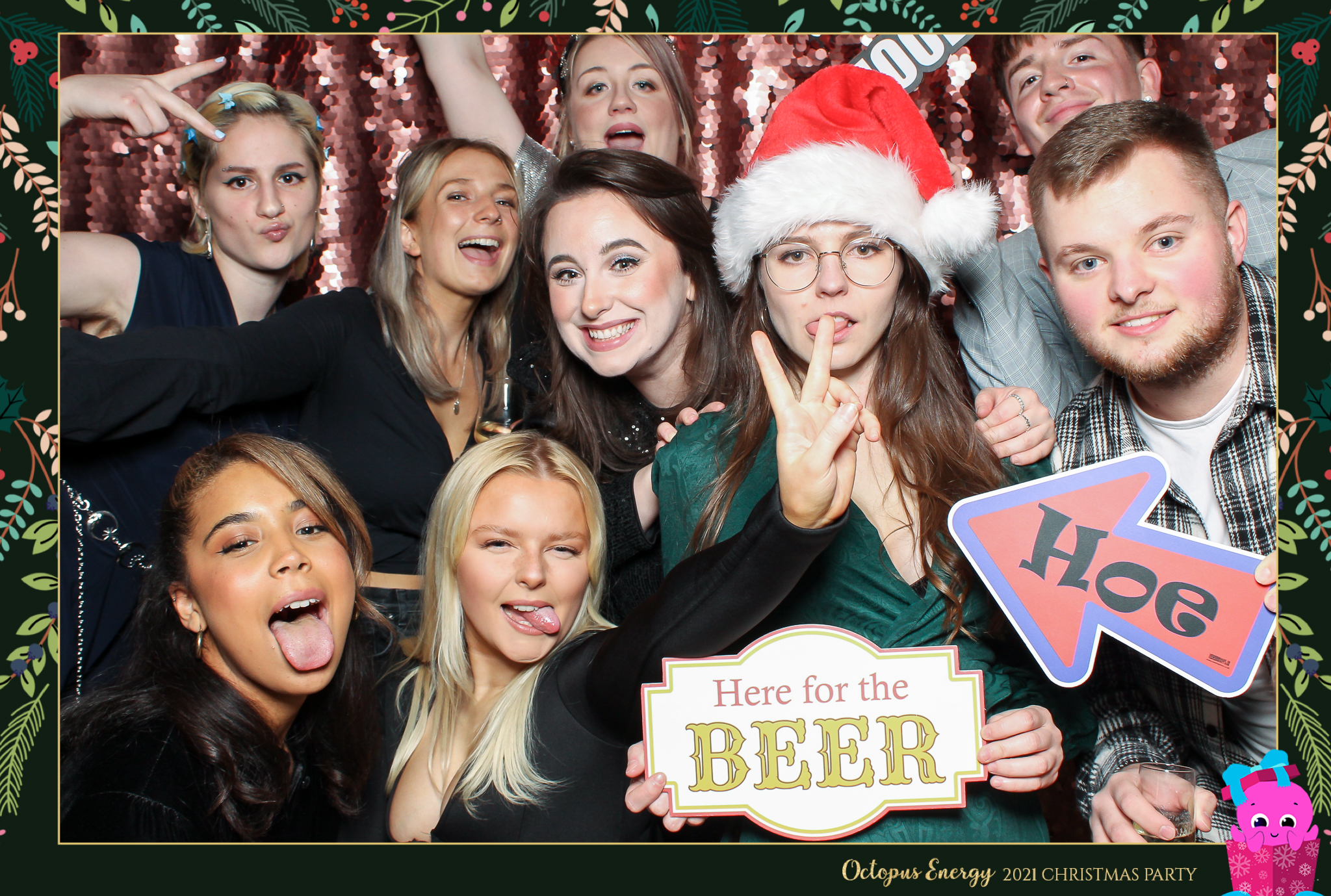 Octopus Energy Christmas Party 2021 | View more photos from the event at gallery.freshbooths.com/u/FreshBooths/Octopus-Energy-Christmas-Party-2021
