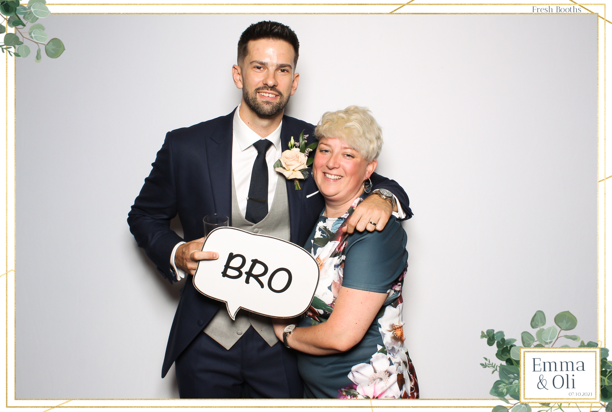 Oli & Emma Wedding - Classic Open Booth | View more photos from the event at gallery.freshbooths.com/u/FreshBooths/Oli-Emma-Wedding-Classic-Open-Booth