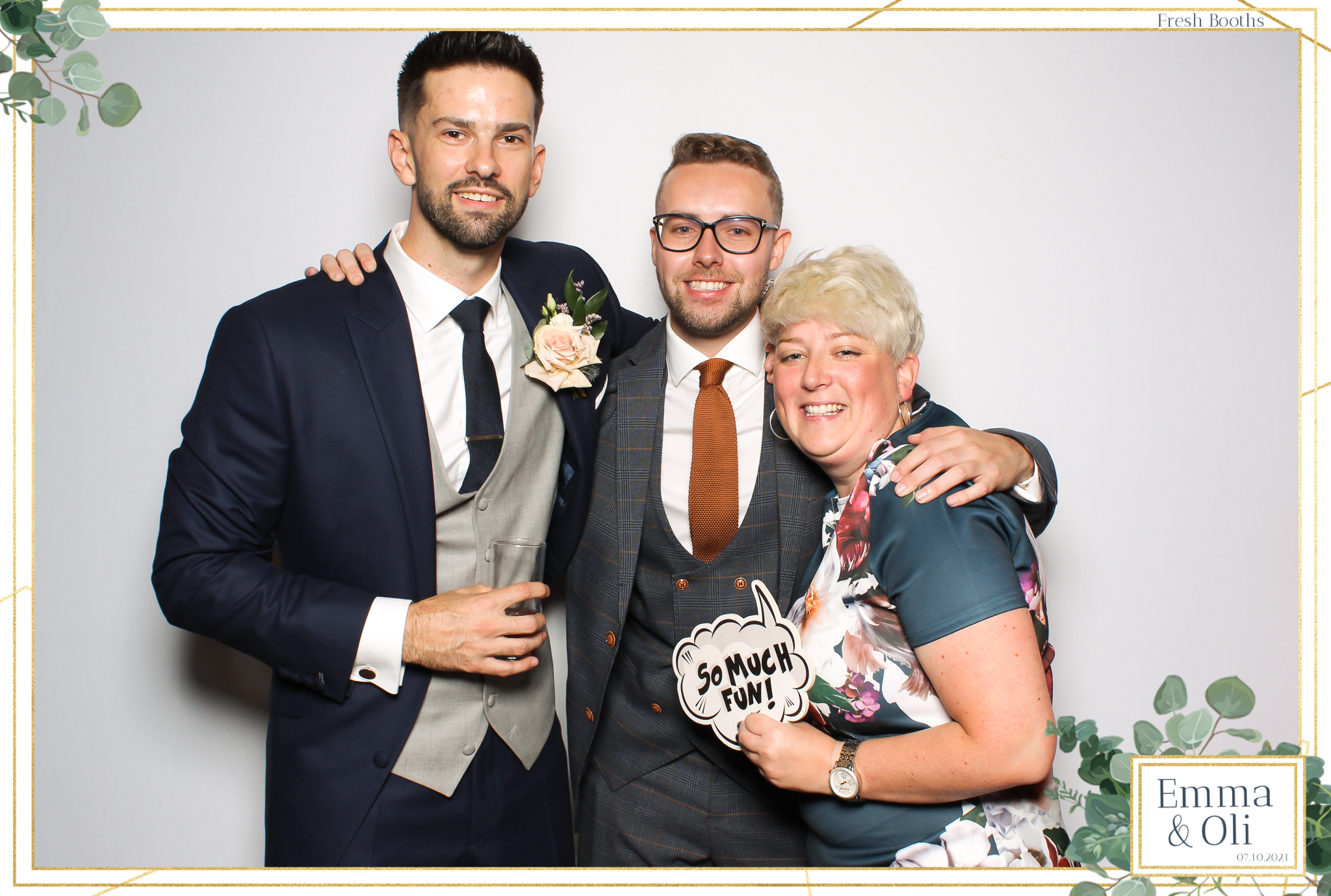Oli & Emma Wedding - Classic Open Booth | View more photos from the event at gallery.freshbooths.com/u/FreshBooths/Oli-Emma-Wedding-Classic-Open-Booth