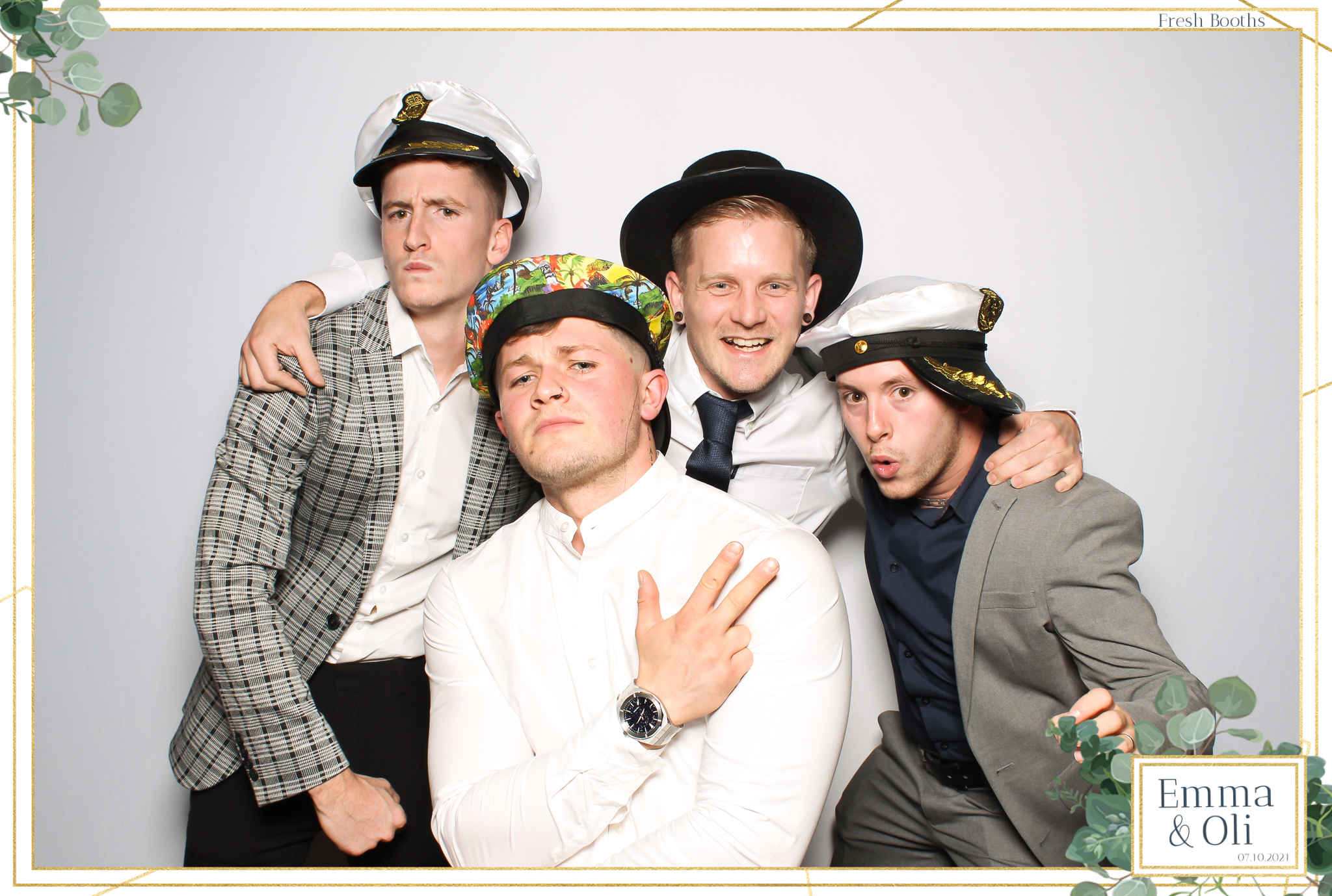 Oli & Emma Wedding - Classic Open Booth | View more photos from the event at gallery.freshbooths.com/u/FreshBooths/Oli-Emma-Wedding-Classic-Open-Booth