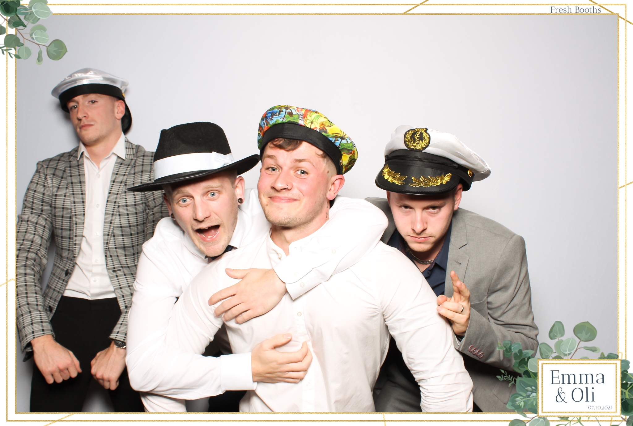 Oli & Emma Wedding - Classic Open Booth | View more photos from the event at gallery.freshbooths.com/u/FreshBooths/Oli-Emma-Wedding-Classic-Open-Booth