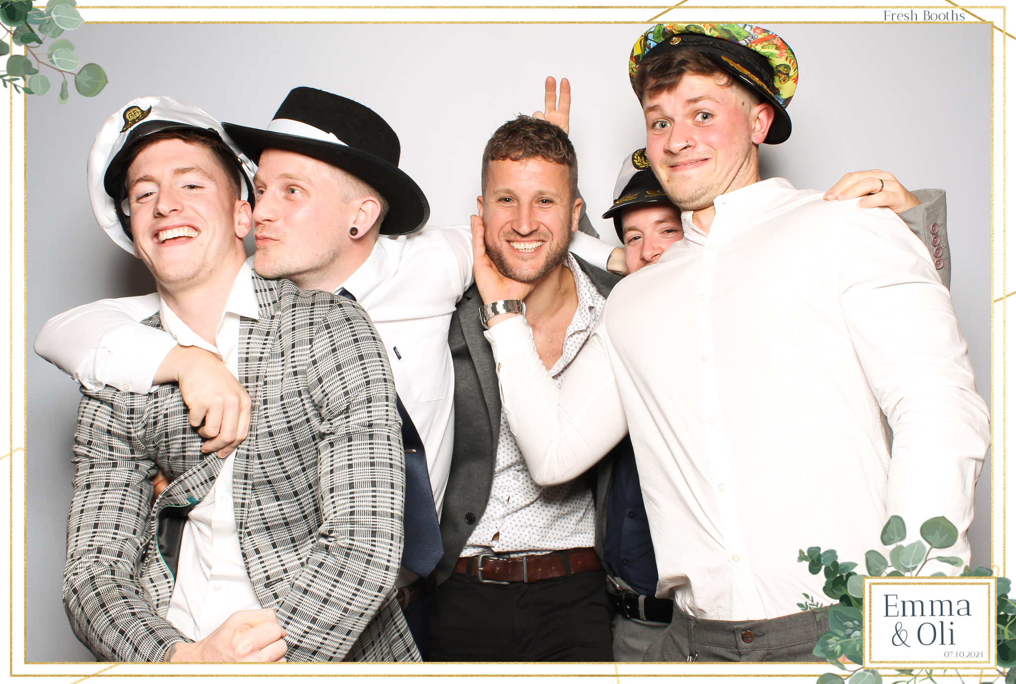 Oli & Emma Wedding - Classic Open Booth | View more photos from the event at gallery.freshbooths.com/u/FreshBooths/Oli-Emma-Wedding-Classic-Open-Booth