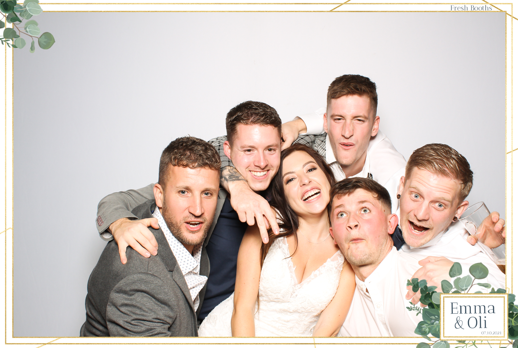 Oli & Emma Wedding - Classic Open Booth | View more photos from the event at gallery.freshbooths.com/u/FreshBooths/Oli-Emma-Wedding-Classic-Open-Booth