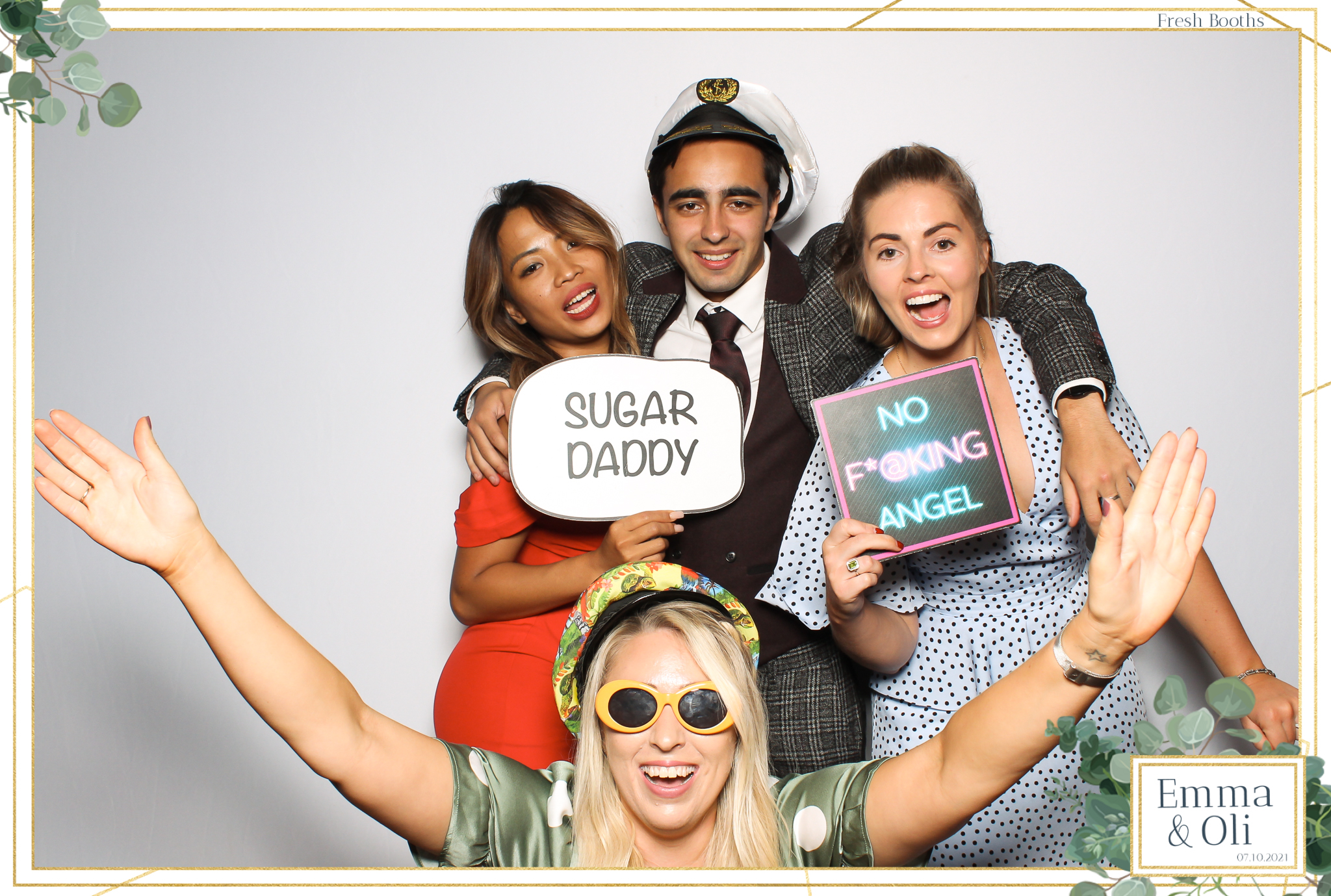 Oli & Emma Wedding - Classic Open Booth | View more photos from the event at gallery.freshbooths.com/u/FreshBooths/Oli-Emma-Wedding-Classic-Open-Booth