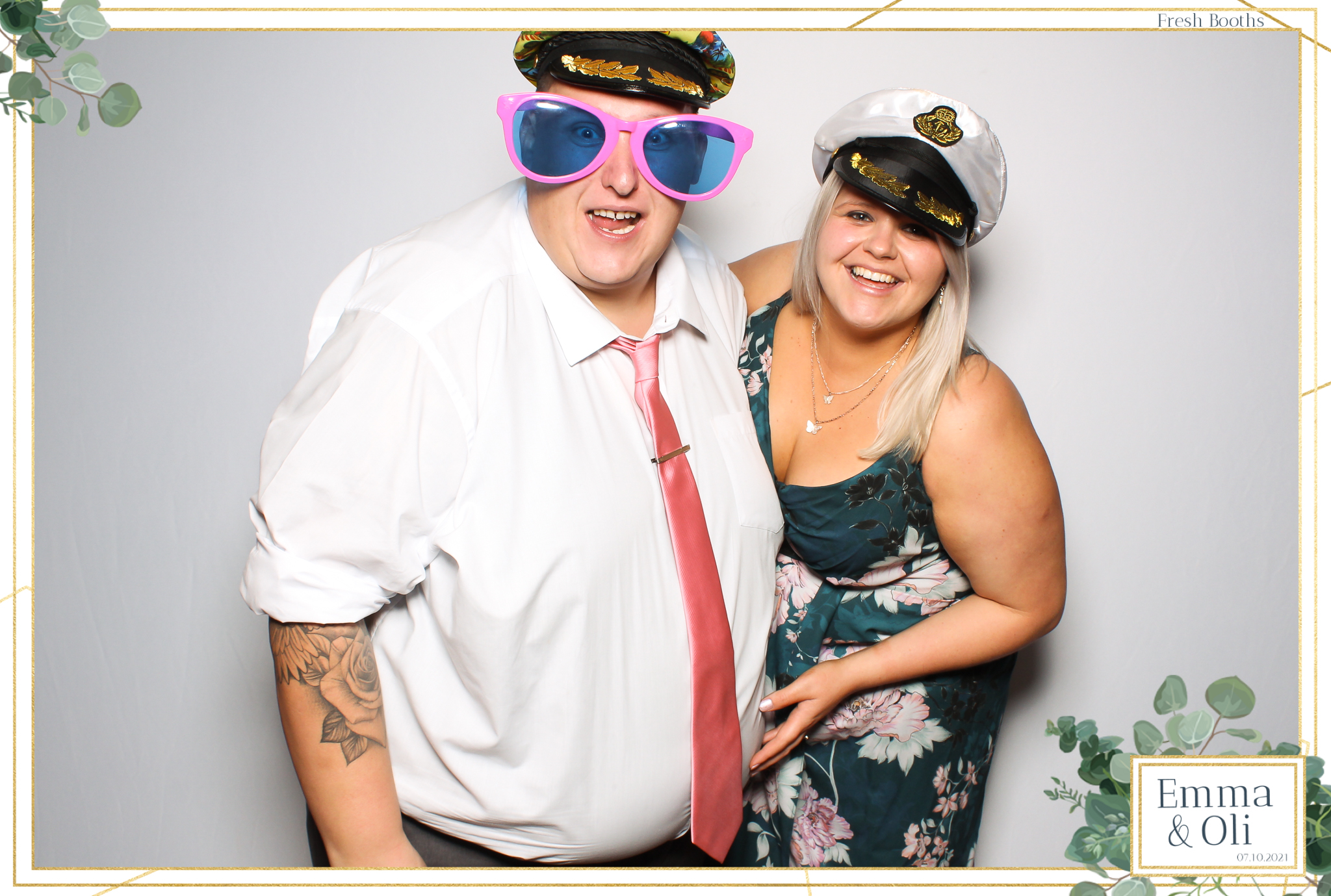 Oli & Emma Wedding - Classic Open Booth | View more photos from the event at gallery.freshbooths.com/u/FreshBooths/Oli-Emma-Wedding-Classic-Open-Booth