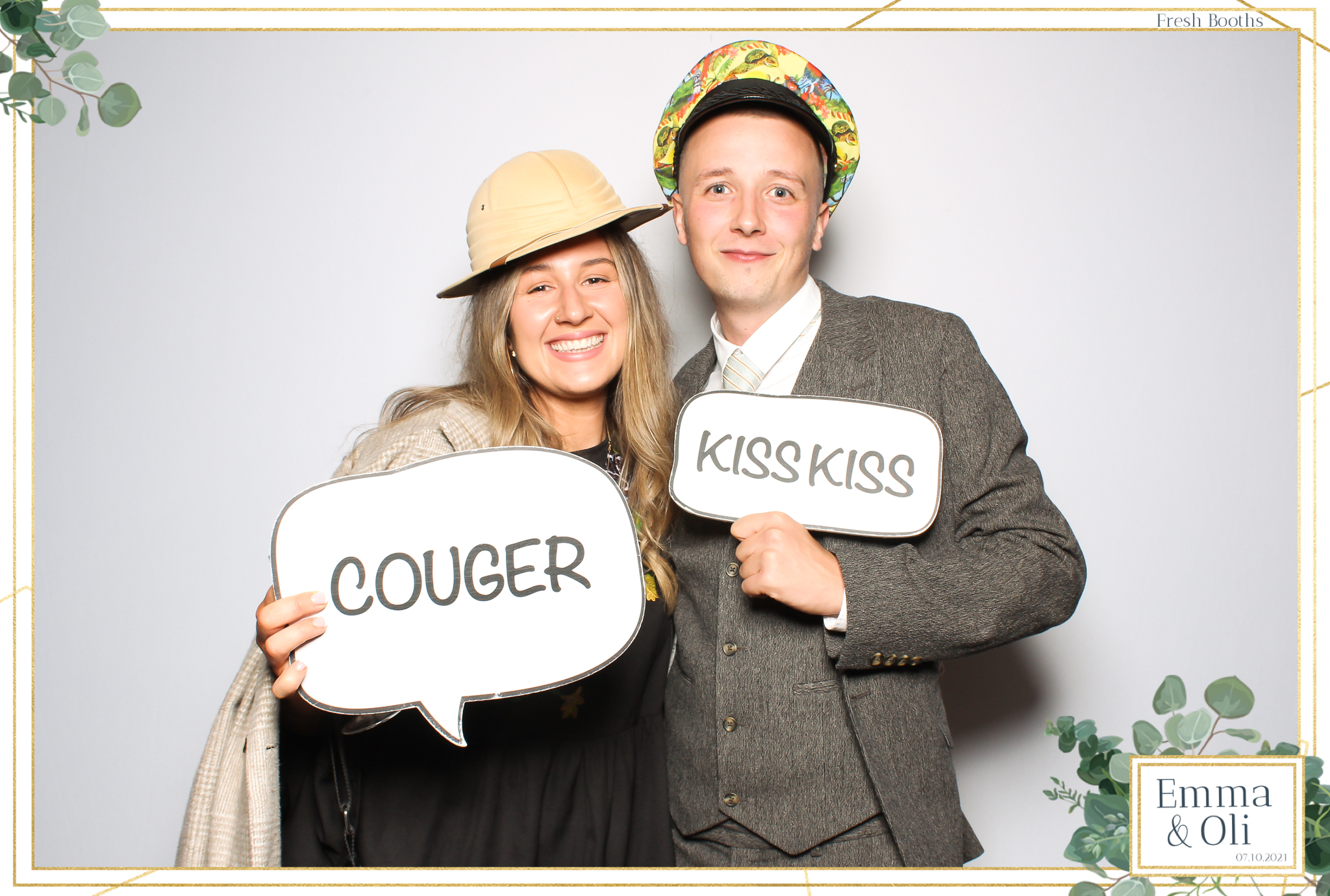 Oli & Emma Wedding - Classic Open Booth | View more photos from the event at gallery.freshbooths.com/u/FreshBooths/Oli-Emma-Wedding-Classic-Open-Booth