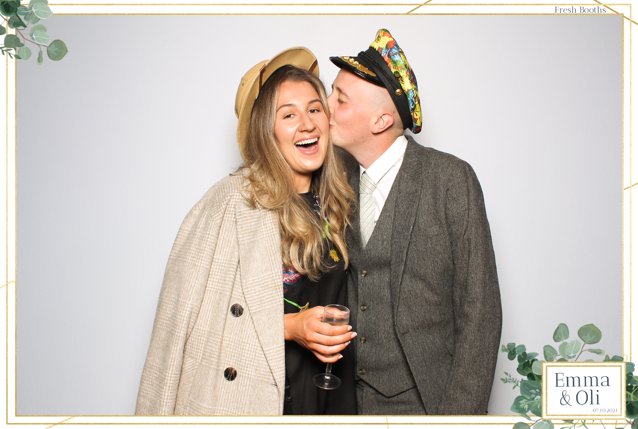 Oli & Emma Wedding - Classic Open Booth | View more photos from the event at gallery.freshbooths.com/u/FreshBooths/Oli-Emma-Wedding-Classic-Open-Booth