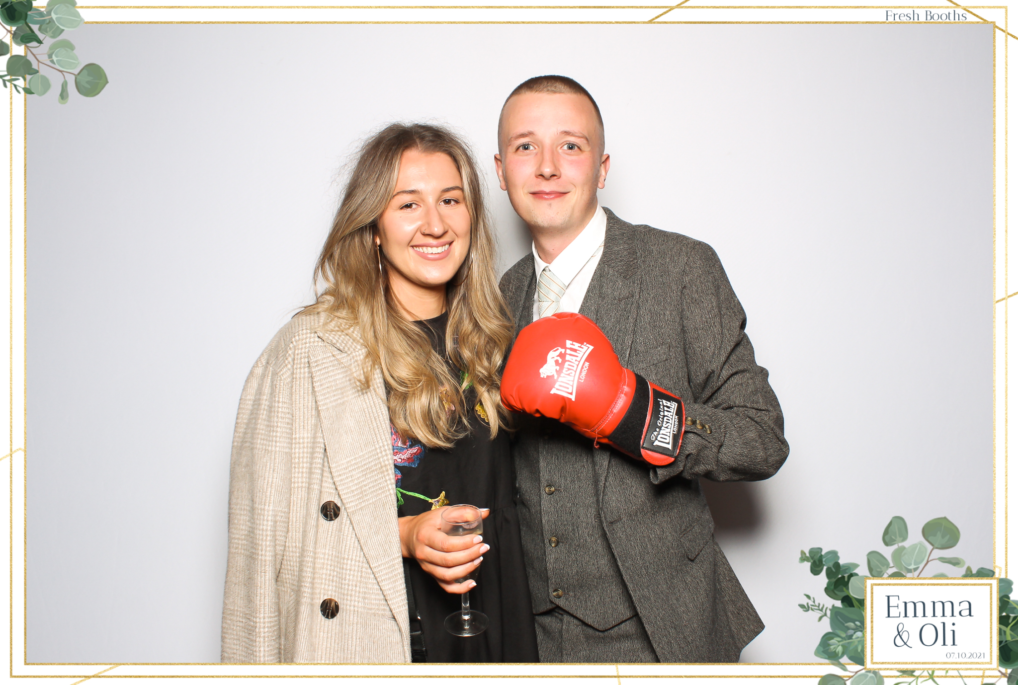 Oli & Emma Wedding - Classic Open Booth | View more photos from the event at gallery.freshbooths.com/u/FreshBooths/Oli-Emma-Wedding-Classic-Open-Booth
