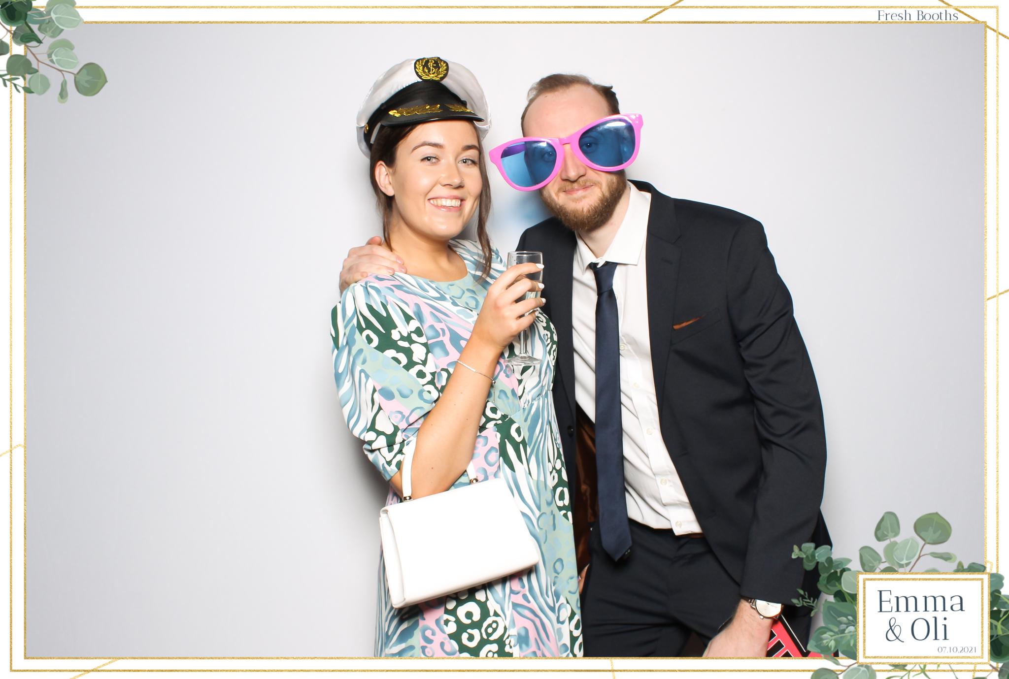 Oli & Emma Wedding - Classic Open Booth | View more photos from the event at gallery.freshbooths.com/u/FreshBooths/Oli-Emma-Wedding-Classic-Open-Booth