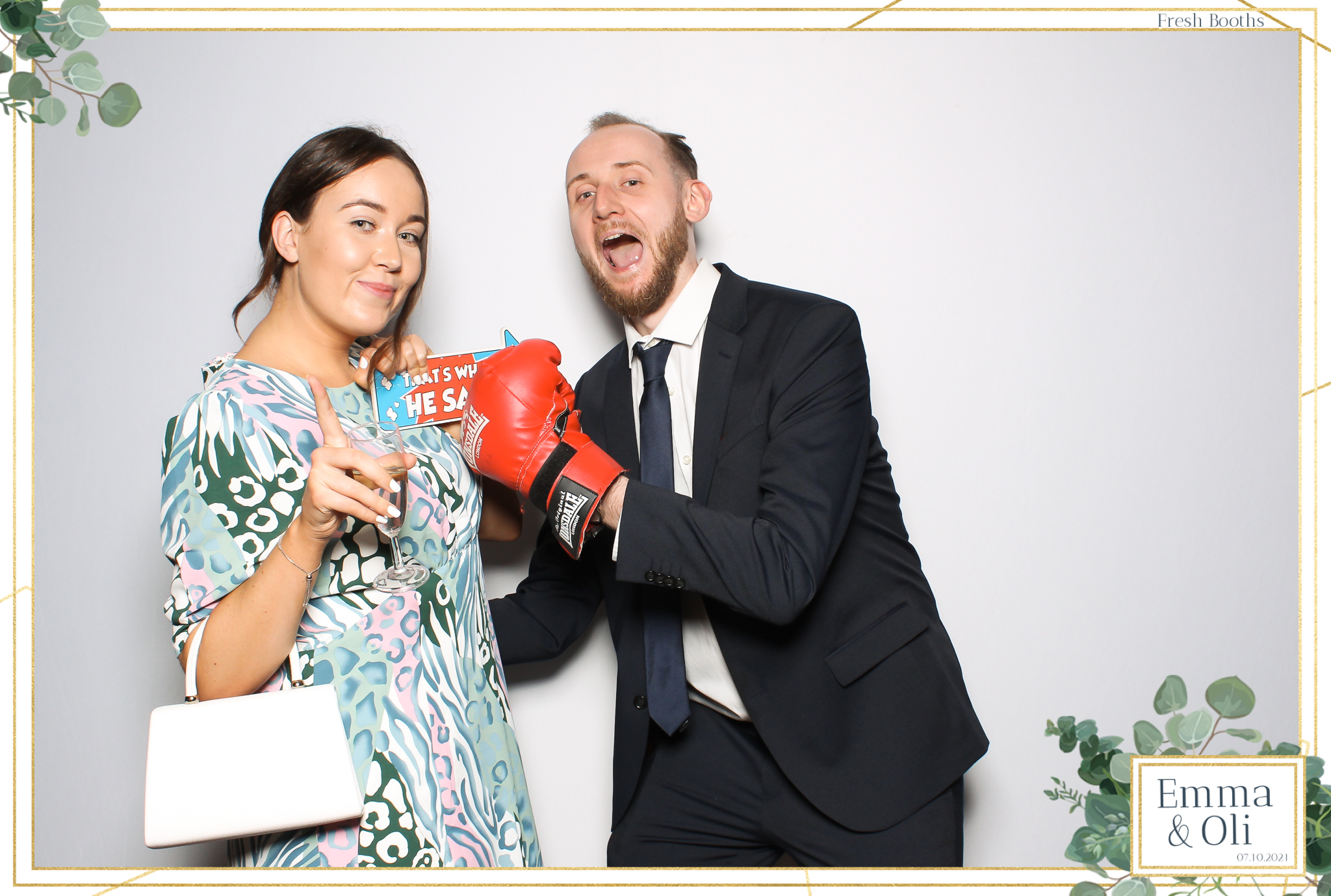 Oli & Emma Wedding - Classic Open Booth | View more photos from the event at gallery.freshbooths.com/u/FreshBooths/Oli-Emma-Wedding-Classic-Open-Booth