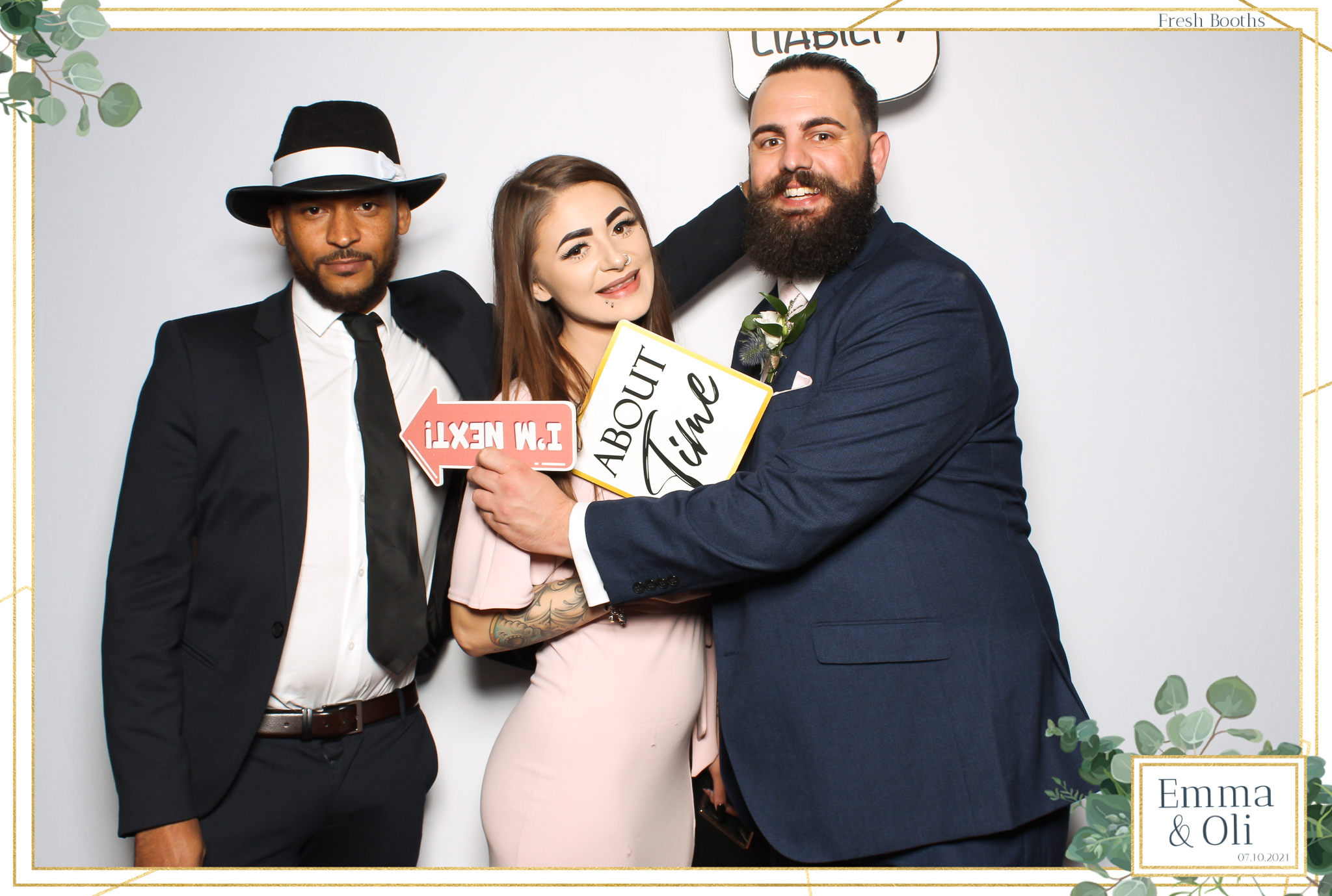 Oli & Emma Wedding - Classic Open Booth | View more photos from the event at gallery.freshbooths.com/u/FreshBooths/Oli-Emma-Wedding-Classic-Open-Booth