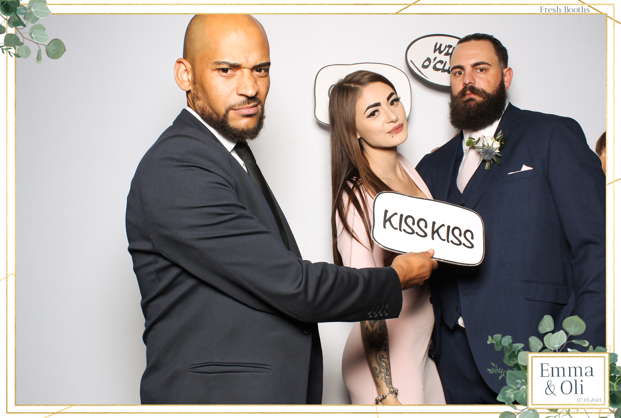 Oli & Emma Wedding - Classic Open Booth | View more photos from the event at gallery.freshbooths.com/u/FreshBooths/Oli-Emma-Wedding-Classic-Open-Booth