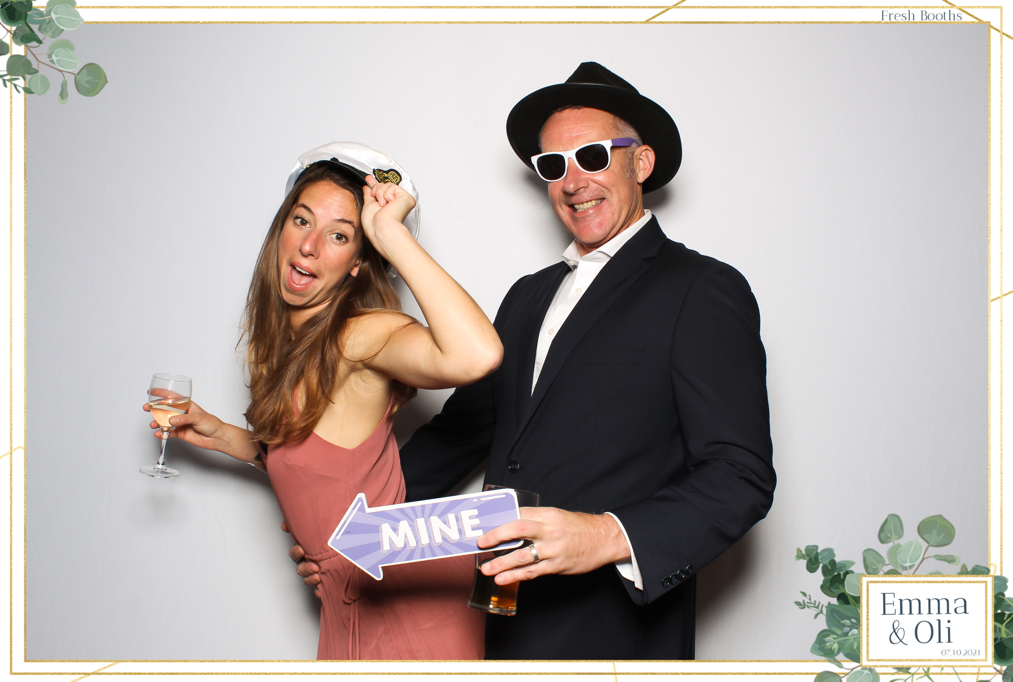 Oli & Emma Wedding - Classic Open Booth | View more photos from the event at gallery.freshbooths.com/u/FreshBooths/Oli-Emma-Wedding-Classic-Open-Booth