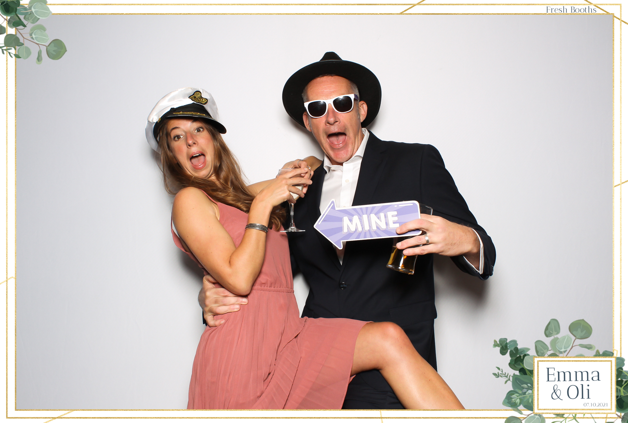 Oli & Emma Wedding - Classic Open Booth | View more photos from the event at gallery.freshbooths.com/u/FreshBooths/Oli-Emma-Wedding-Classic-Open-Booth