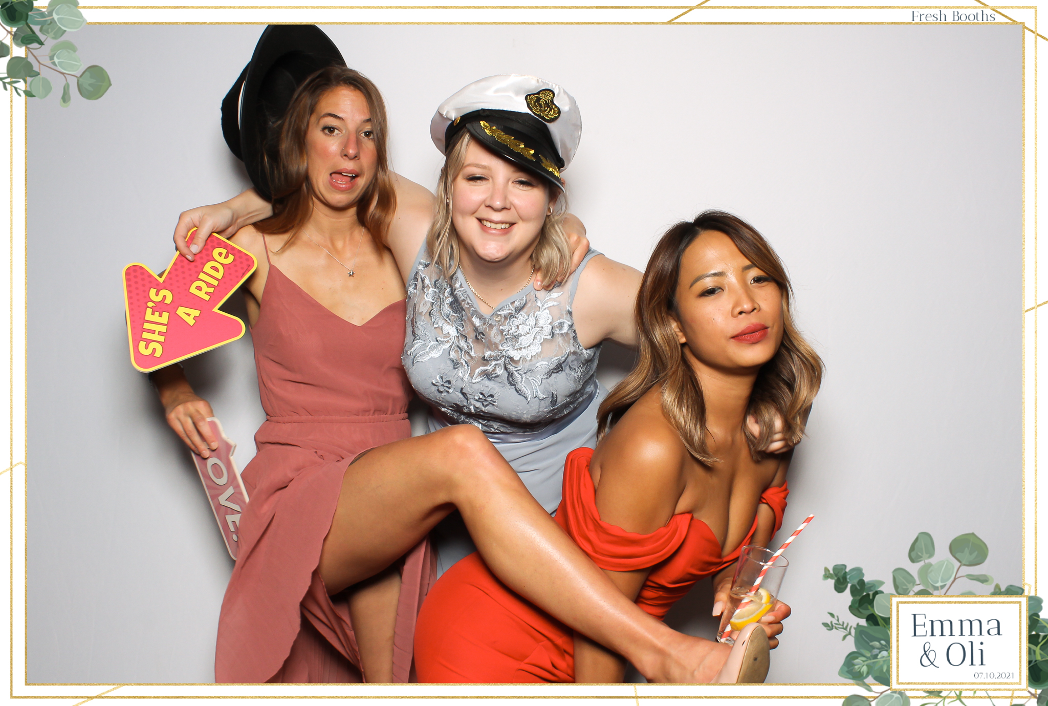 Oli & Emma Wedding - Classic Open Booth | View more photos from the event at gallery.freshbooths.com/u/FreshBooths/Oli-Emma-Wedding-Classic-Open-Booth