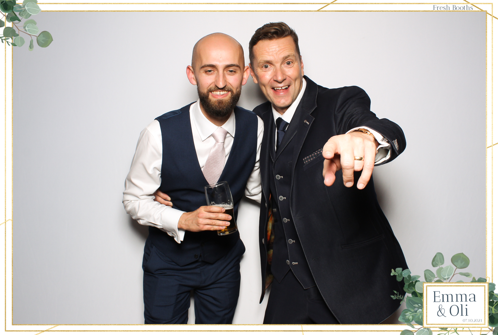 Oli & Emma Wedding - Classic Open Booth | View more photos from the event at gallery.freshbooths.com/u/FreshBooths/Oli-Emma-Wedding-Classic-Open-Booth