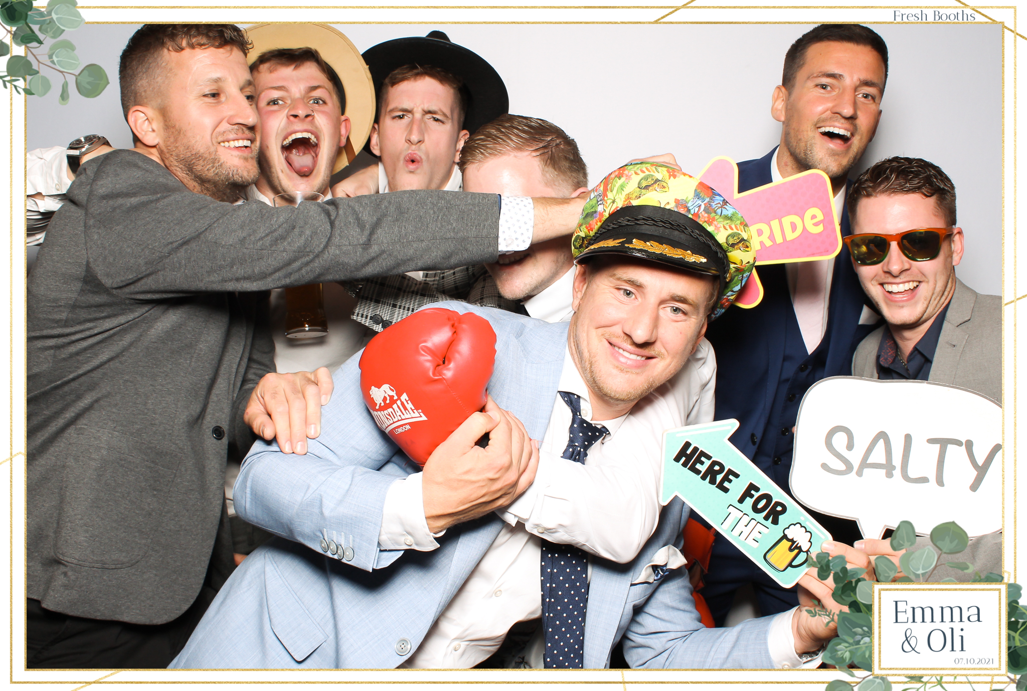 Oli & Emma Wedding - Classic Open Booth | View more photos from the event at gallery.freshbooths.com/u/FreshBooths/Oli-Emma-Wedding-Classic-Open-Booth