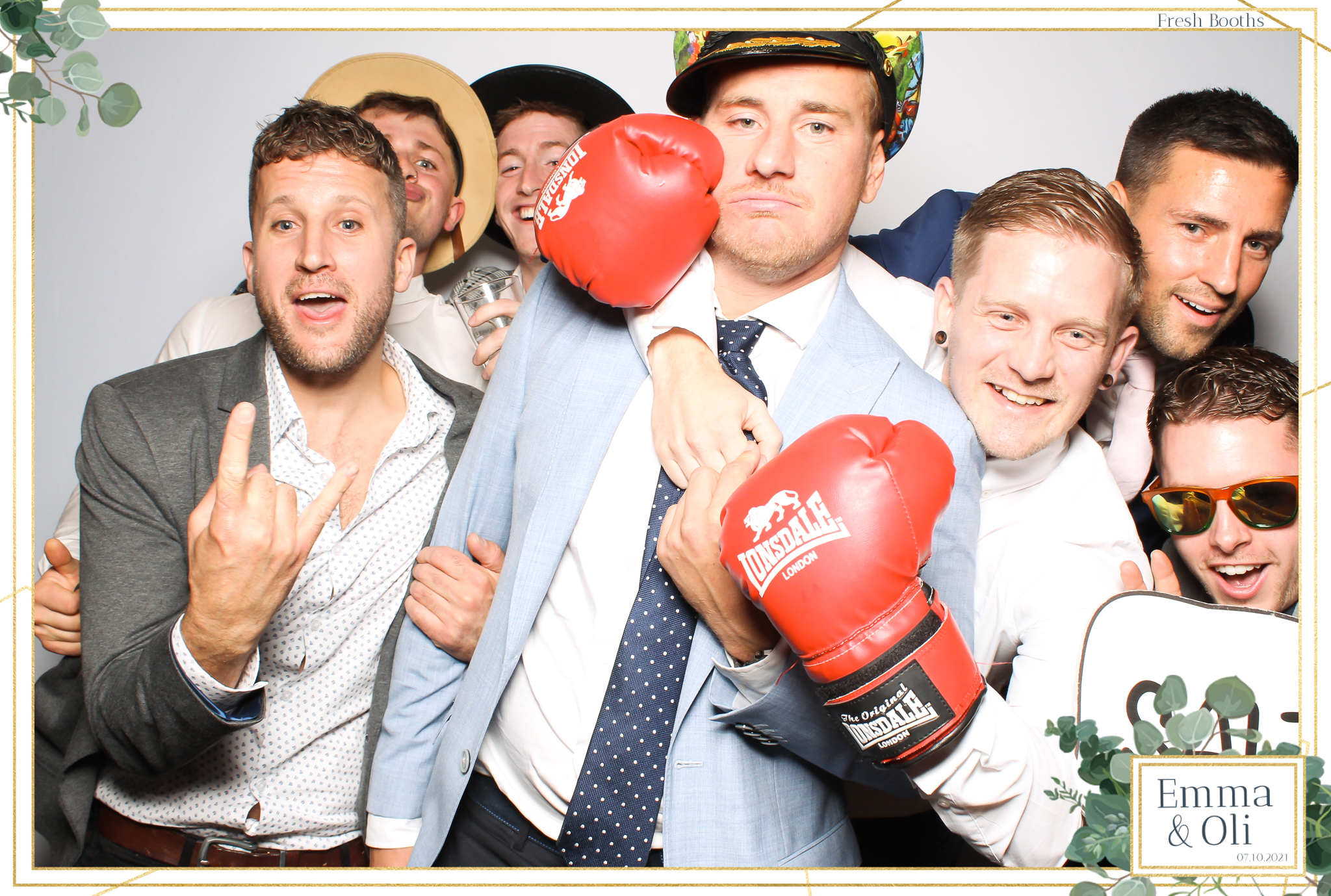 Oli & Emma Wedding - Classic Open Booth | View more photos from the event at gallery.freshbooths.com/u/FreshBooths/Oli-Emma-Wedding-Classic-Open-Booth