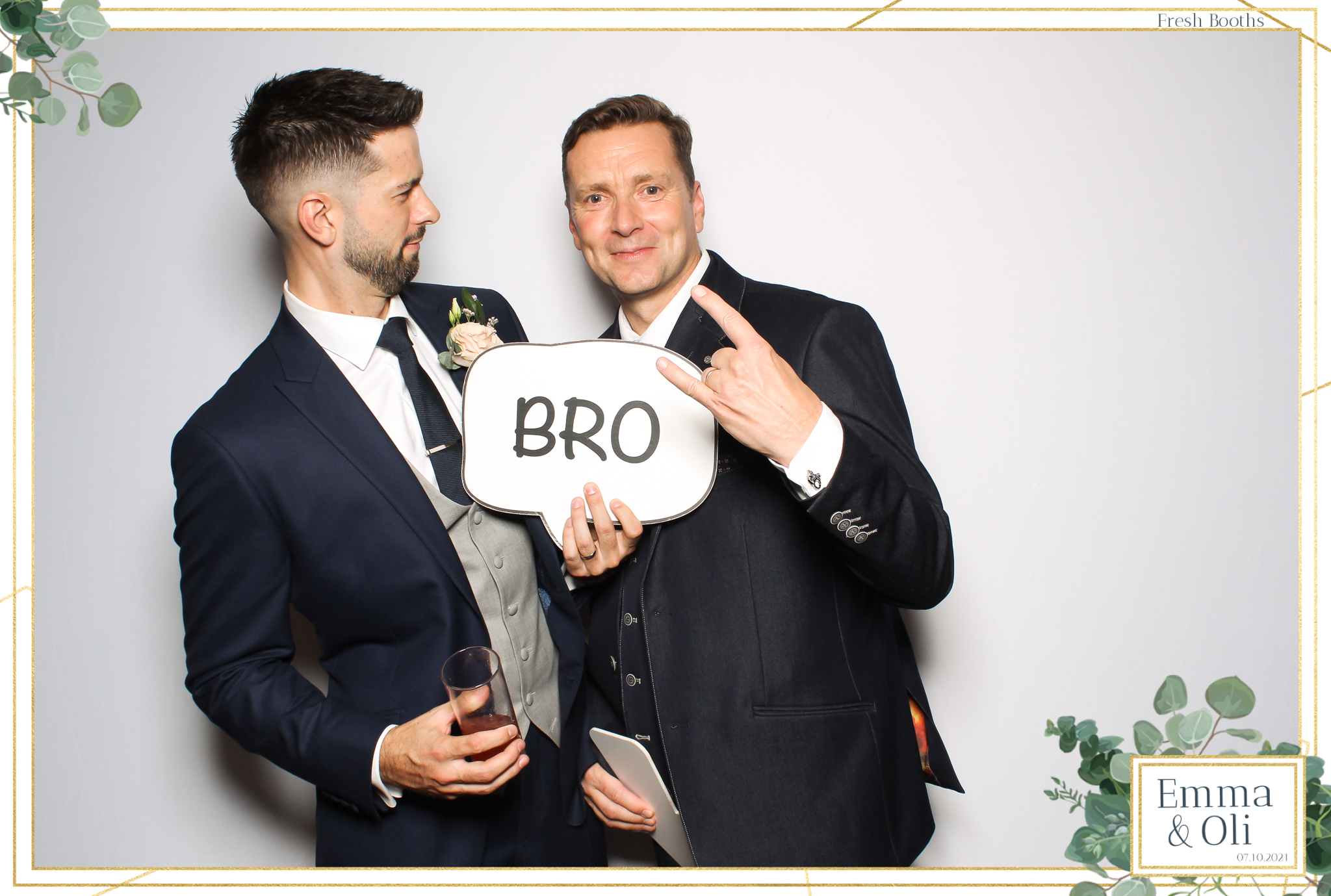 Oli & Emma Wedding - Classic Open Booth | View more photos from the event at gallery.freshbooths.com/u/FreshBooths/Oli-Emma-Wedding-Classic-Open-Booth
