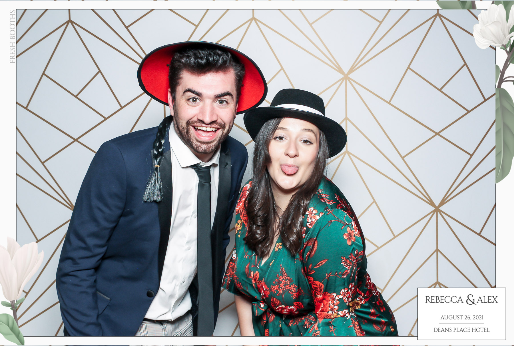 Rebecca & Alex - Classic Open Booth | View more photos from the event at gallery.freshbooths.com/u/FreshBooths/Rebecca-Alex-Classic-Open-Booth