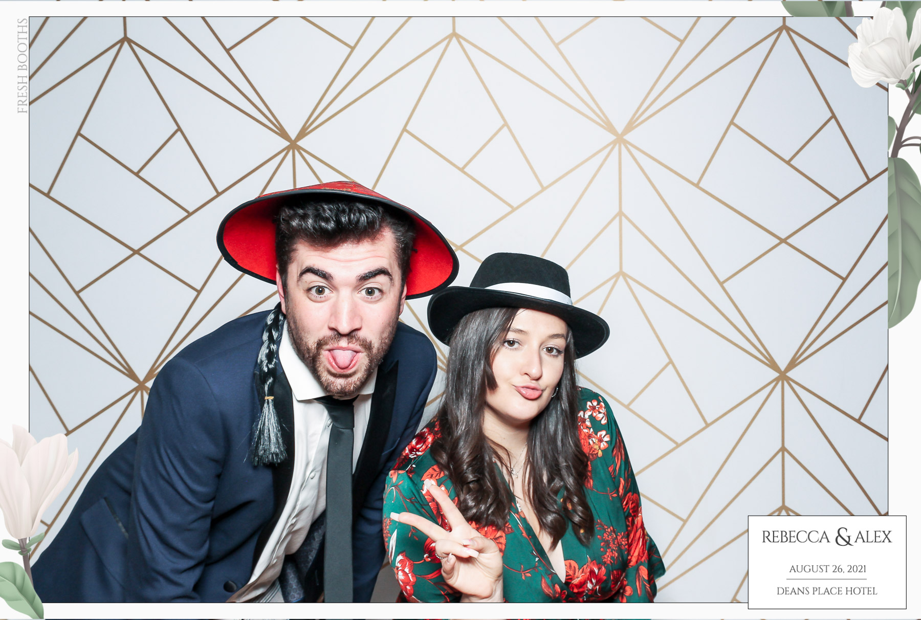 Rebecca & Alex - Classic Open Booth | View more photos from the event at gallery.freshbooths.com/u/FreshBooths/Rebecca-Alex-Classic-Open-Booth