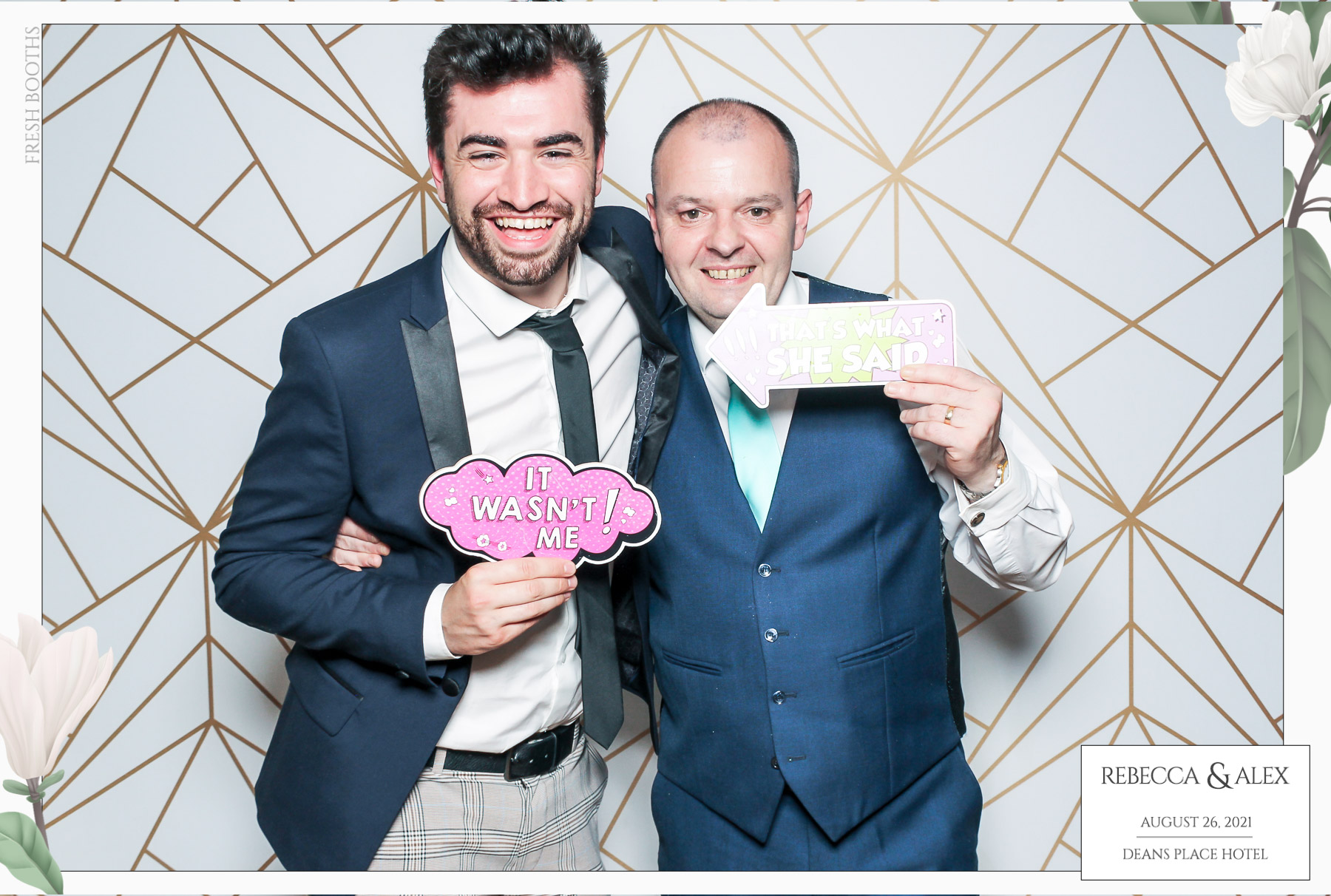 Rebecca & Alex - Classic Open Booth | View more photos from the event at gallery.freshbooths.com/u/FreshBooths/Rebecca-Alex-Classic-Open-Booth
