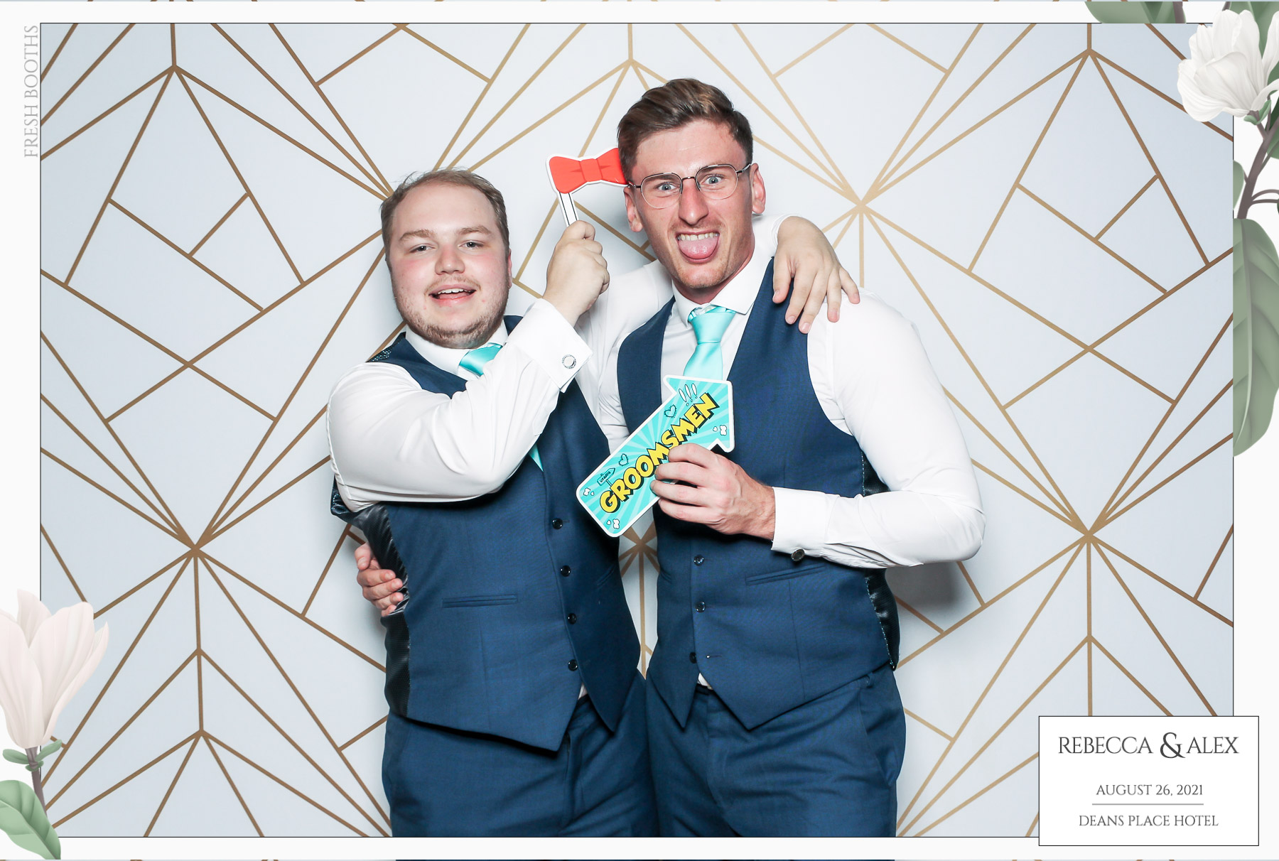 Rebecca & Alex - Classic Open Booth | View more photos from the event at gallery.freshbooths.com/u/FreshBooths/Rebecca-Alex-Classic-Open-Booth