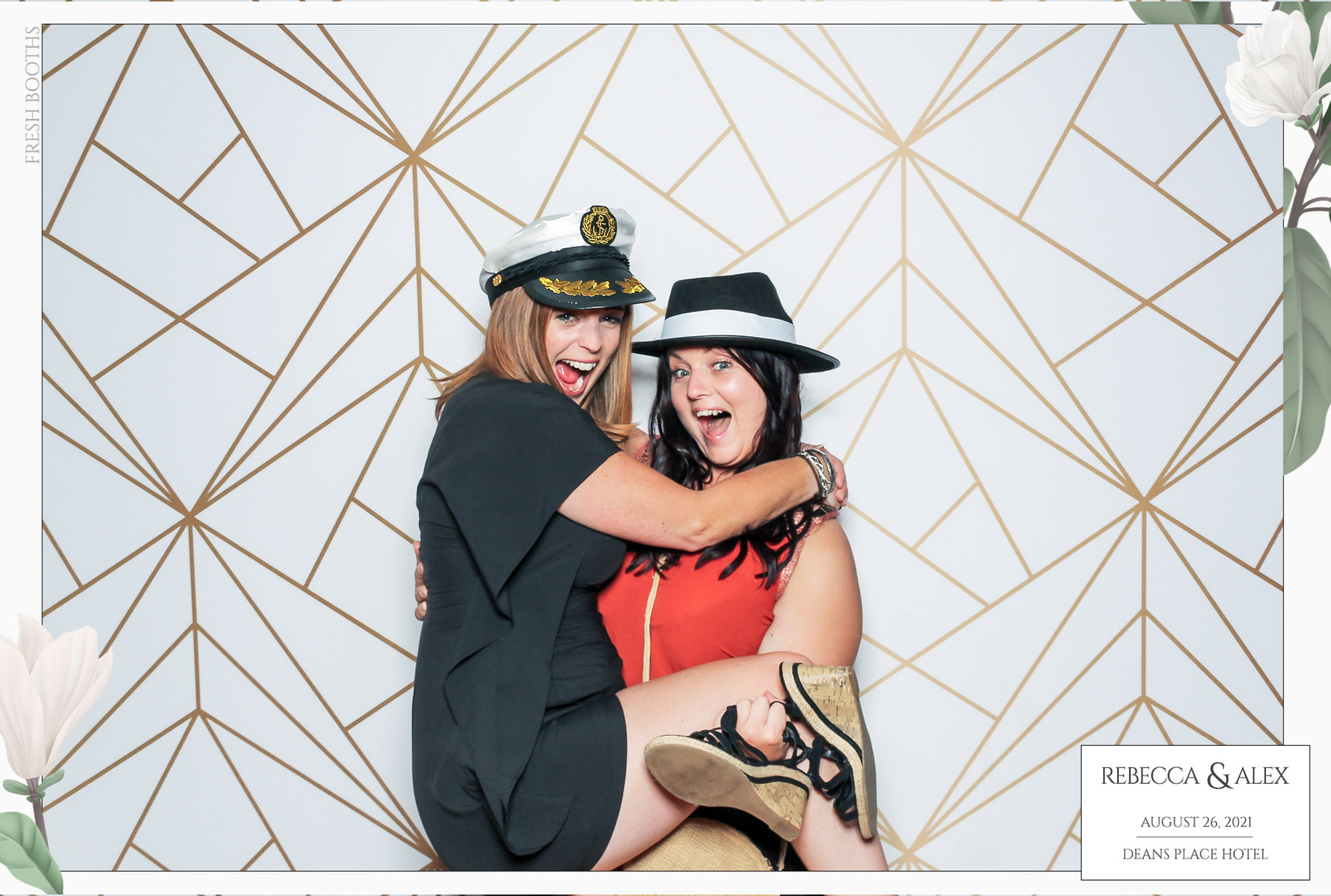 Rebecca & Alex - Classic Open Booth | View more photos from the event at gallery.freshbooths.com/u/FreshBooths/Rebecca-Alex-Classic-Open-Booth