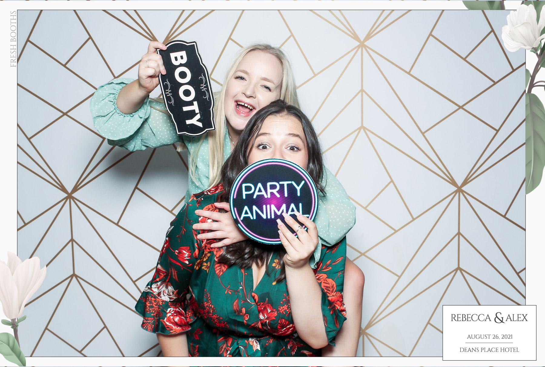 Rebecca & Alex - Classic Open Booth | View more photos from the event at gallery.freshbooths.com/u/FreshBooths/Rebecca-Alex-Classic-Open-Booth