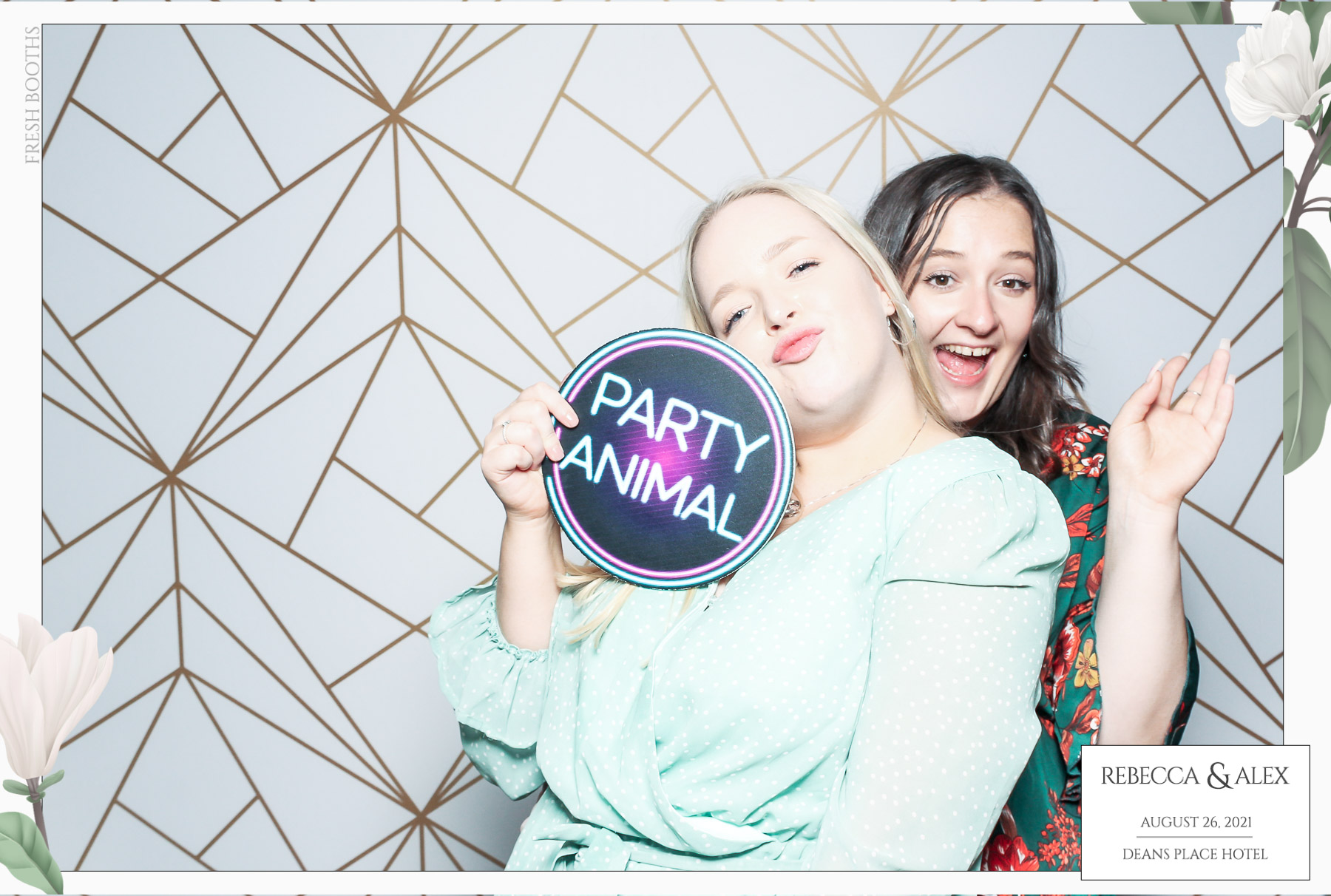 Rebecca & Alex - Classic Open Booth | View more photos from the event at gallery.freshbooths.com/u/FreshBooths/Rebecca-Alex-Classic-Open-Booth