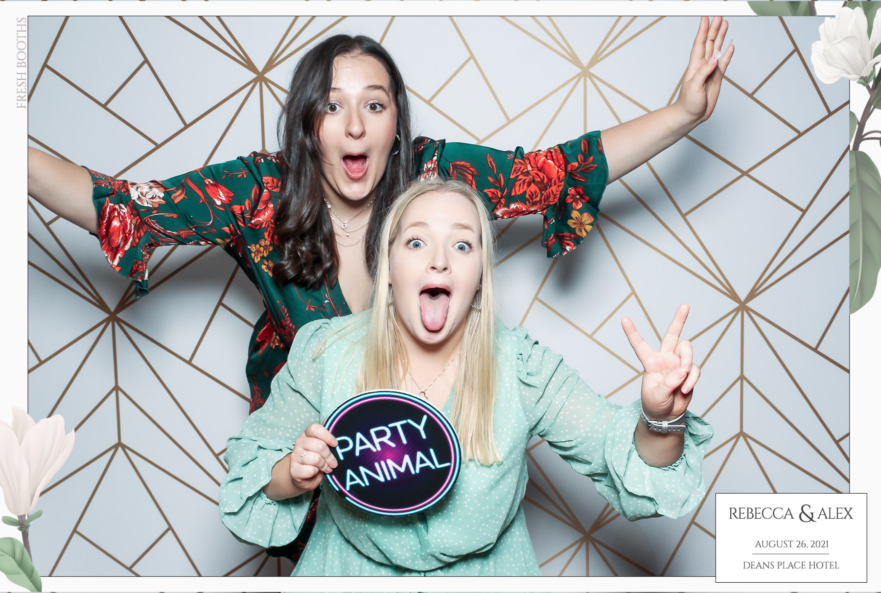 Rebecca & Alex - Classic Open Booth | View more photos from the event at gallery.freshbooths.com/u/FreshBooths/Rebecca-Alex-Classic-Open-Booth