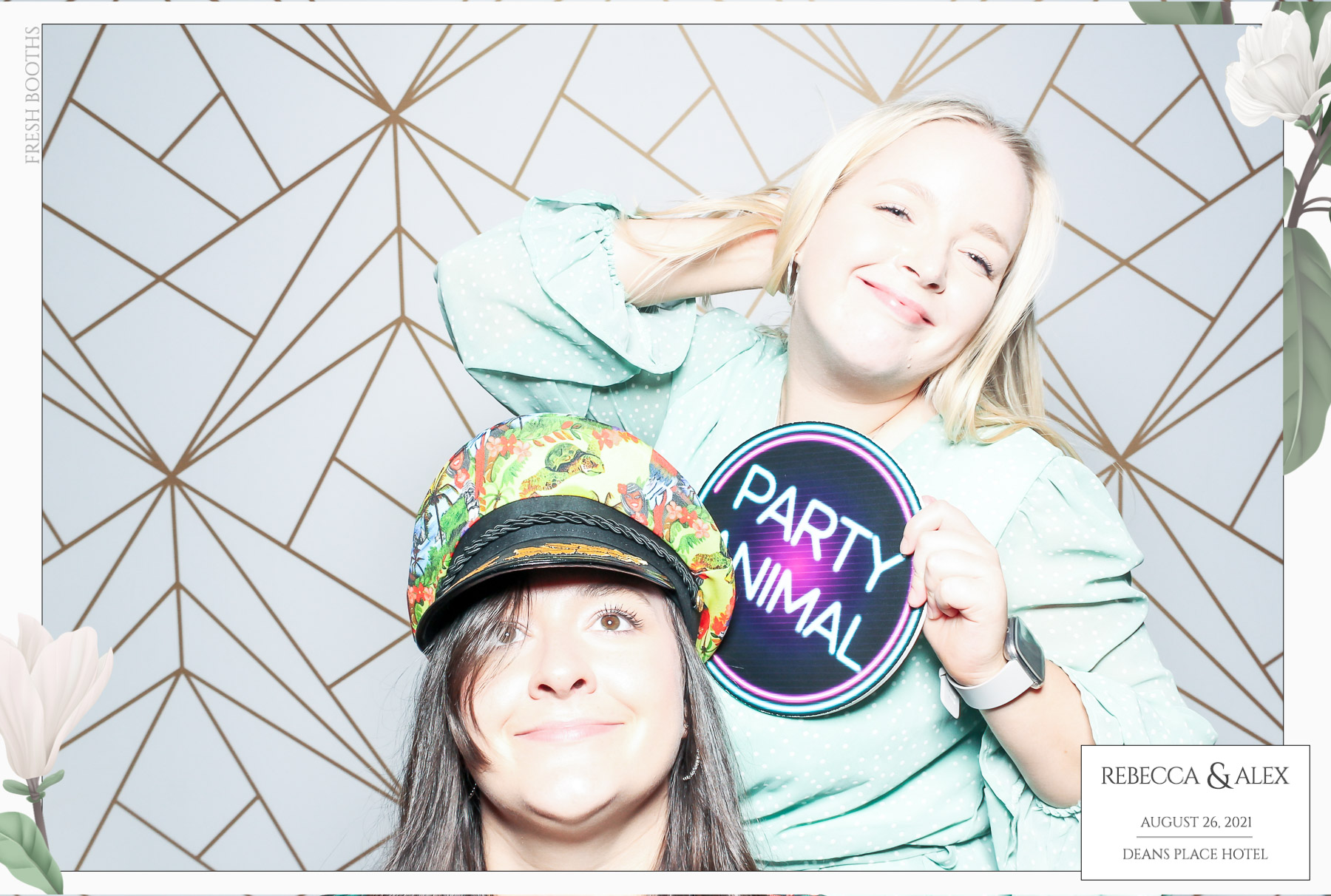 Rebecca & Alex - Classic Open Booth | View more photos from the event at gallery.freshbooths.com/u/FreshBooths/Rebecca-Alex-Classic-Open-Booth