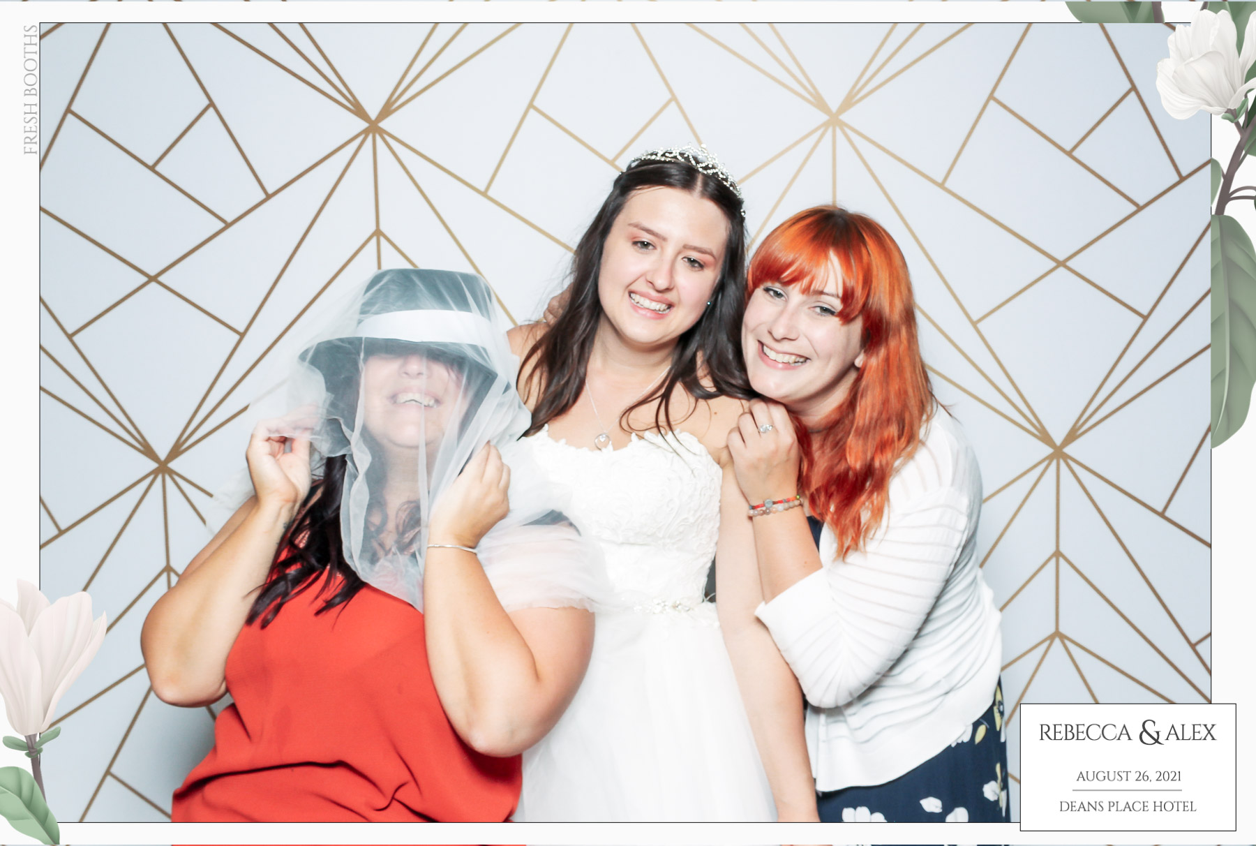 Rebecca & Alex - Classic Open Booth | View more photos from the event at gallery.freshbooths.com/u/FreshBooths/Rebecca-Alex-Classic-Open-Booth