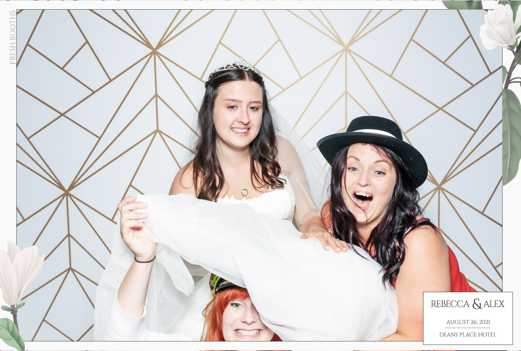 Rebecca & Alex - Classic Open Booth | View more photos from the event at gallery.freshbooths.com/u/FreshBooths/Rebecca-Alex-Classic-Open-Booth