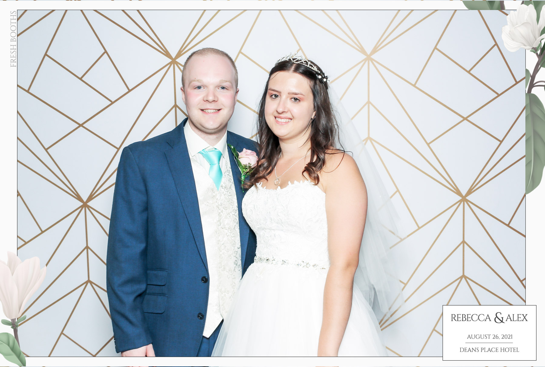 Rebecca & Alex - Classic Open Booth | View more photos from the event at gallery.freshbooths.com/u/FreshBooths/Rebecca-Alex-Classic-Open-Booth