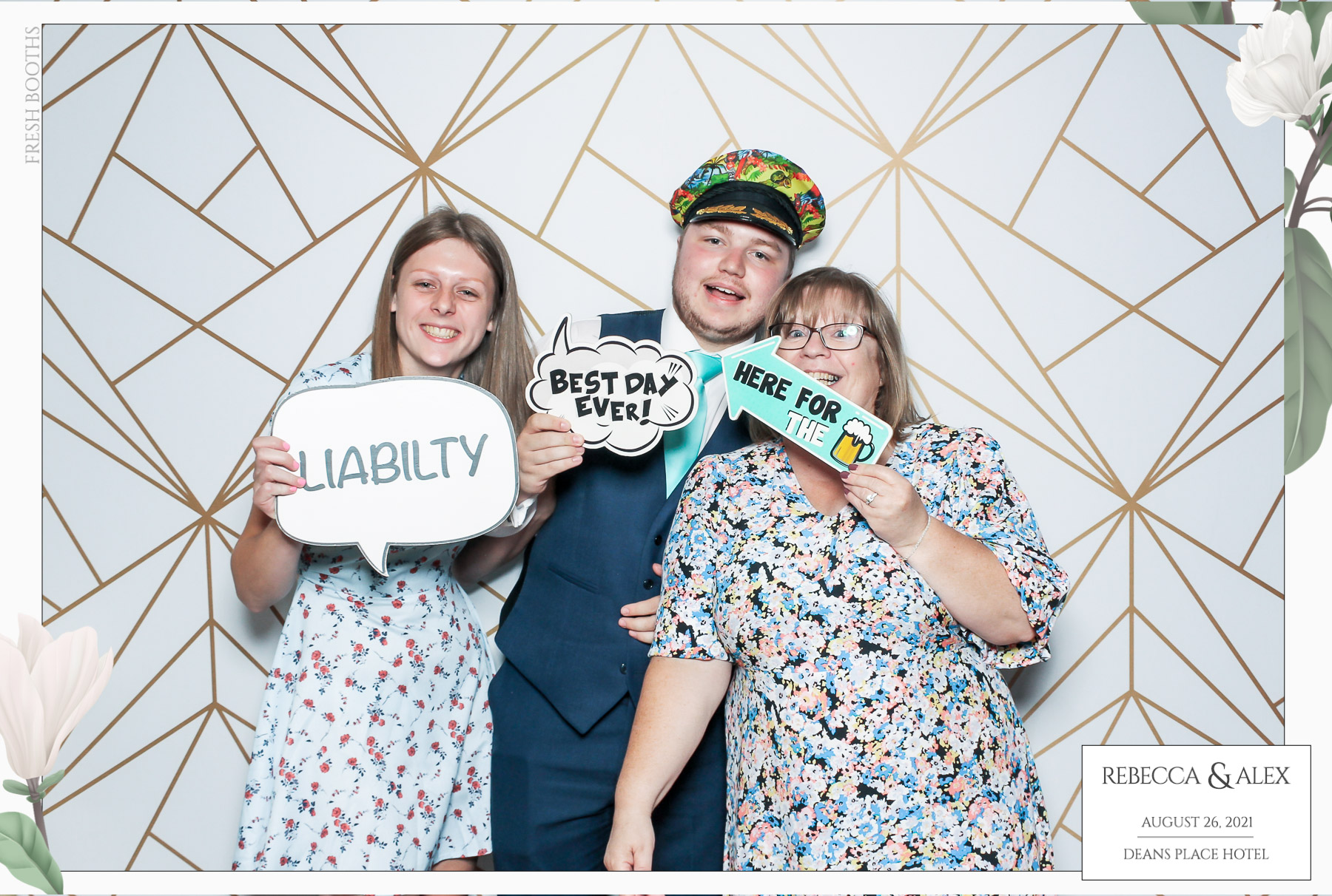 Rebecca & Alex - Classic Open Booth | View more photos from the event at gallery.freshbooths.com/u/FreshBooths/Rebecca-Alex-Classic-Open-Booth