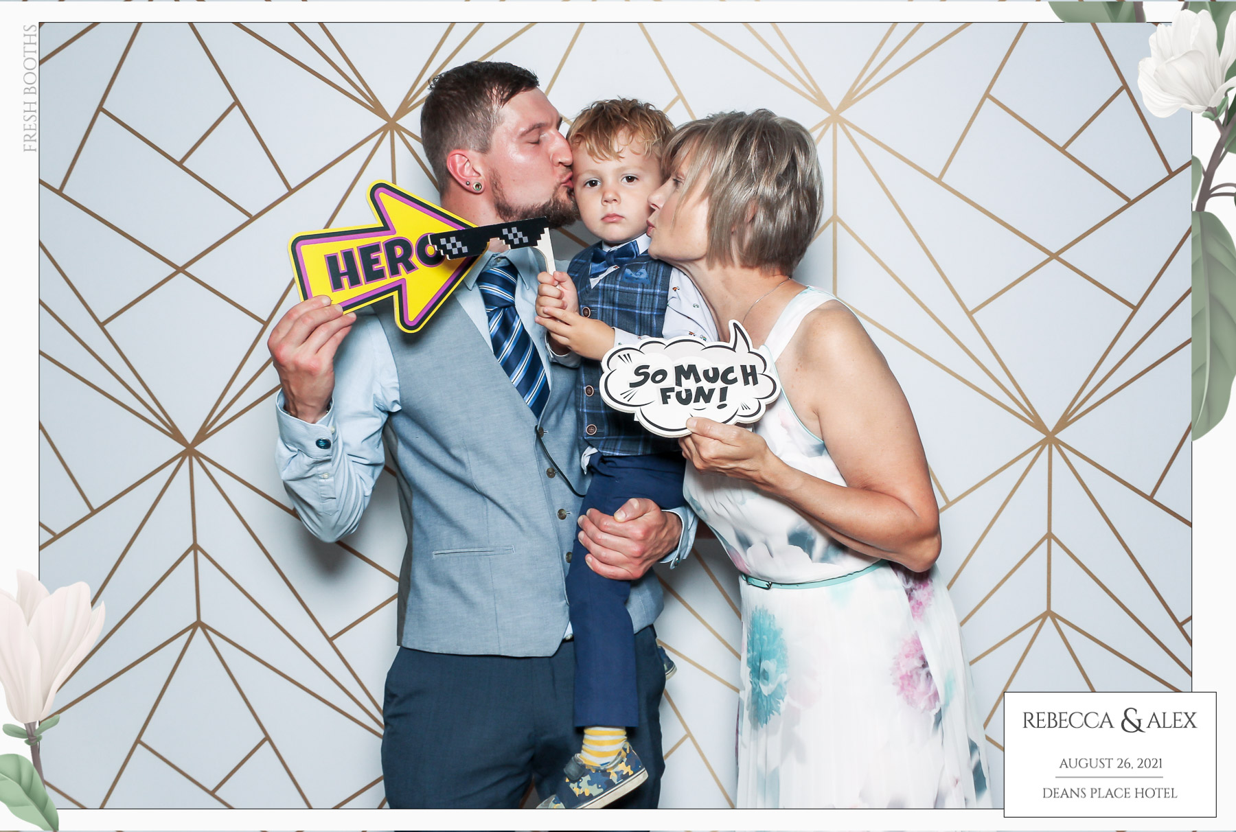 Rebecca & Alex - Classic Open Booth | View more photos from the event at gallery.freshbooths.com/u/FreshBooths/Rebecca-Alex-Classic-Open-Booth