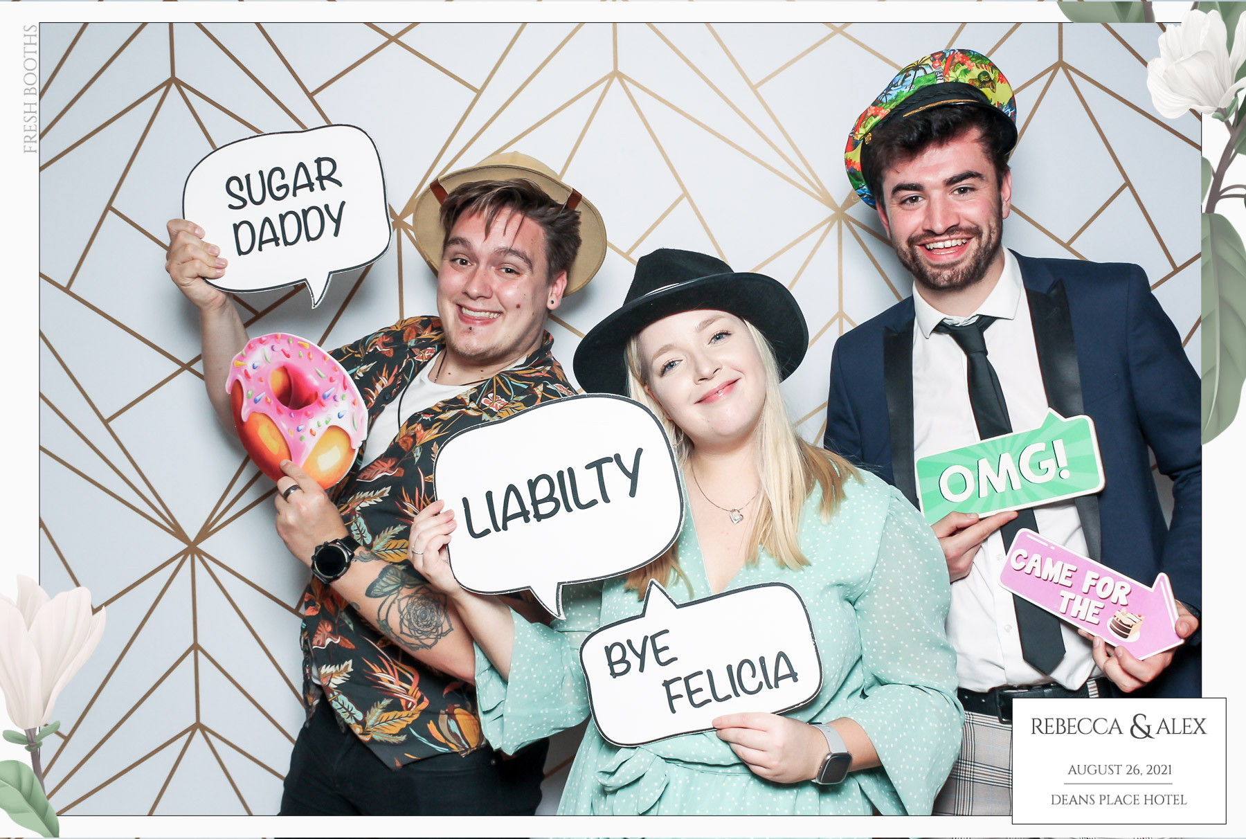 Rebecca & Alex - Classic Open Booth | View more photos from the event at gallery.freshbooths.com/u/FreshBooths/Rebecca-Alex-Classic-Open-Booth